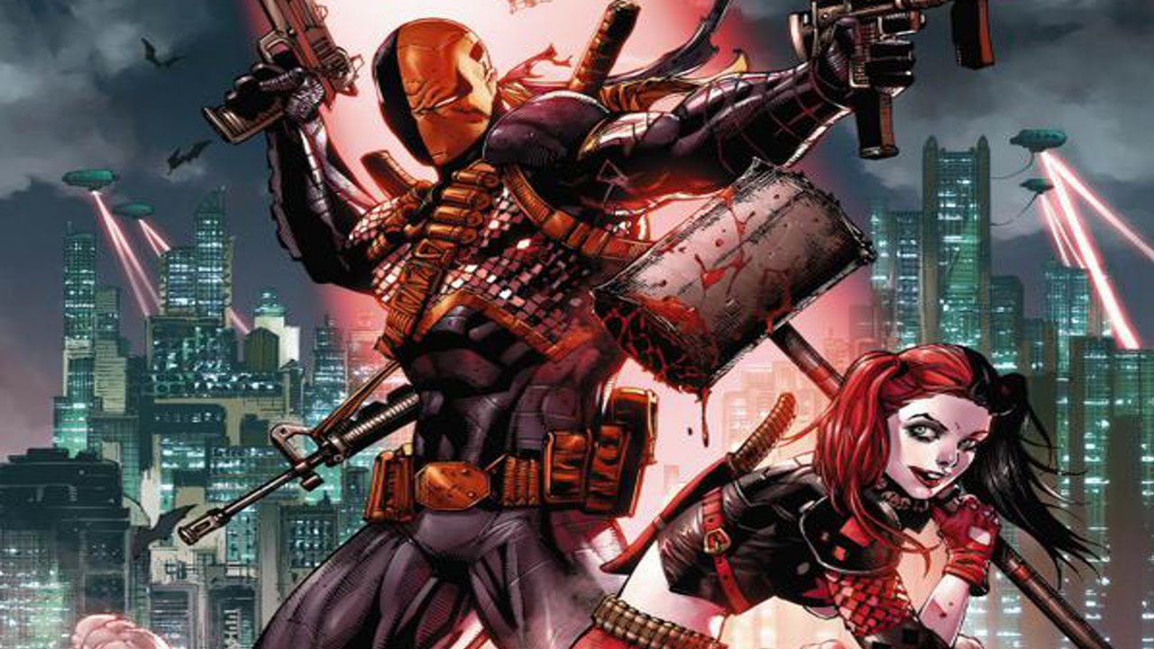 Deathstroke Harley Quinn And Katana Dc Wallpapers