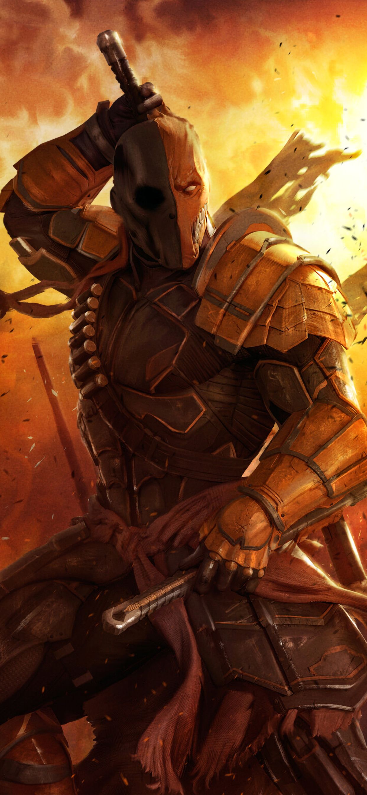 Deathstroke Splash Art Wallpapers