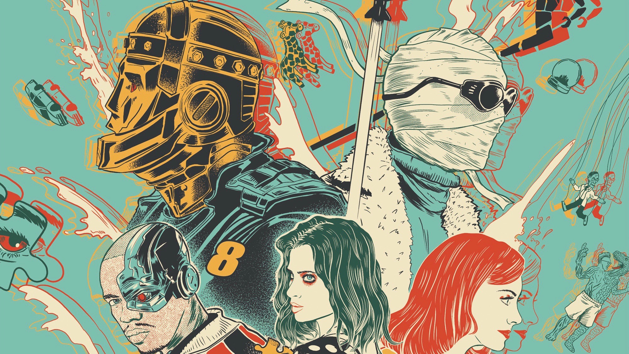 Doom Patrol Family Dc Wallpapers