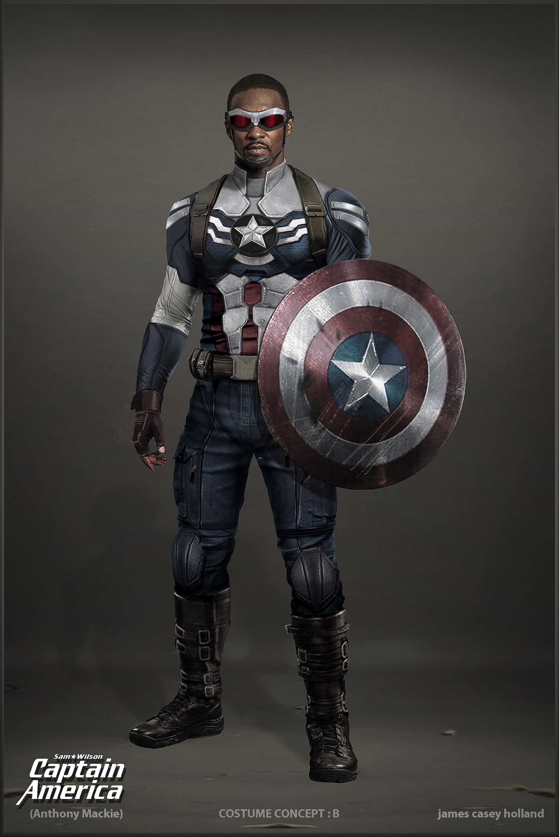 Falcon In Captain America Suit Wallpapers