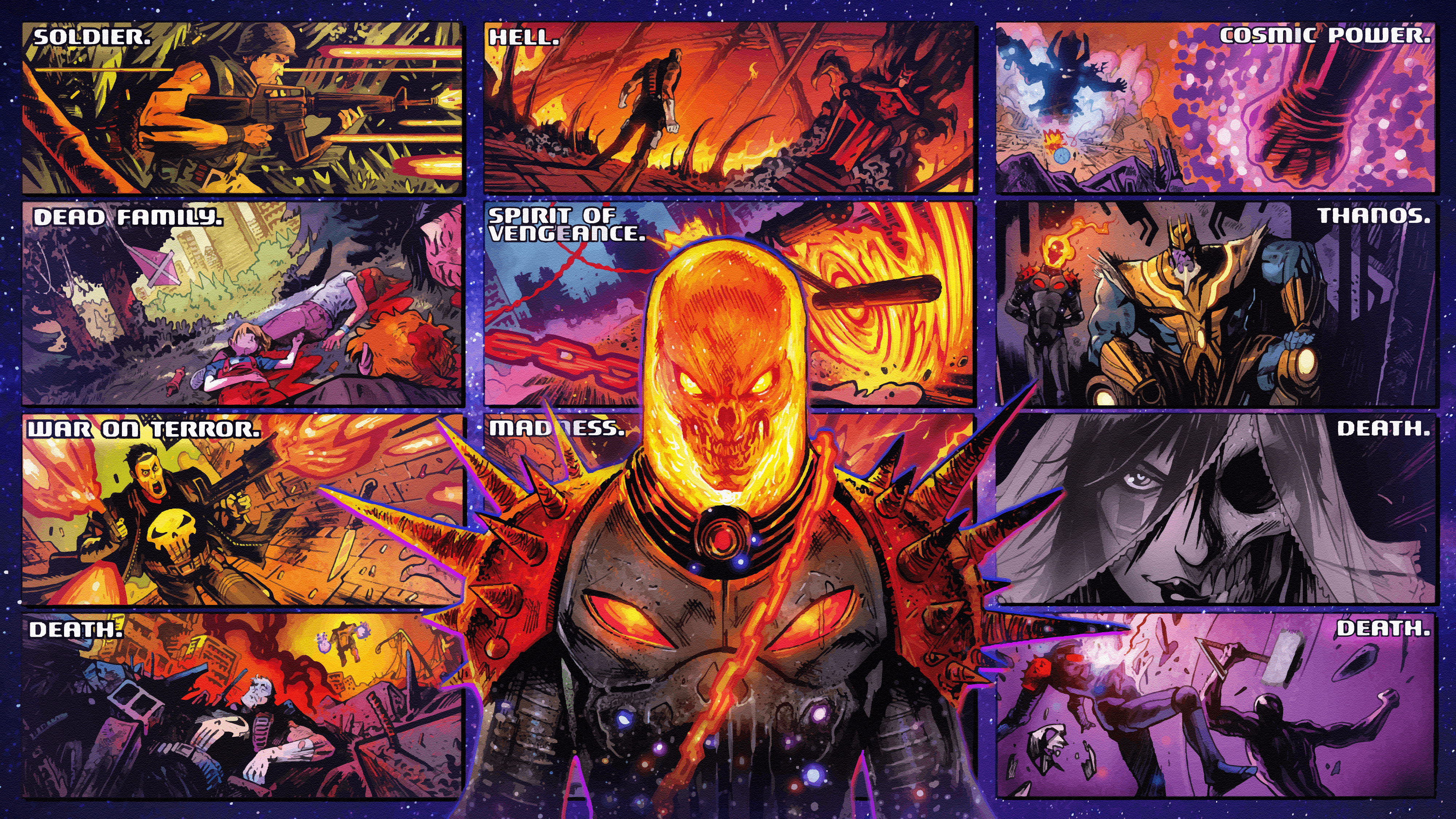 Ghost Rider 4K Marvel Wallpapers