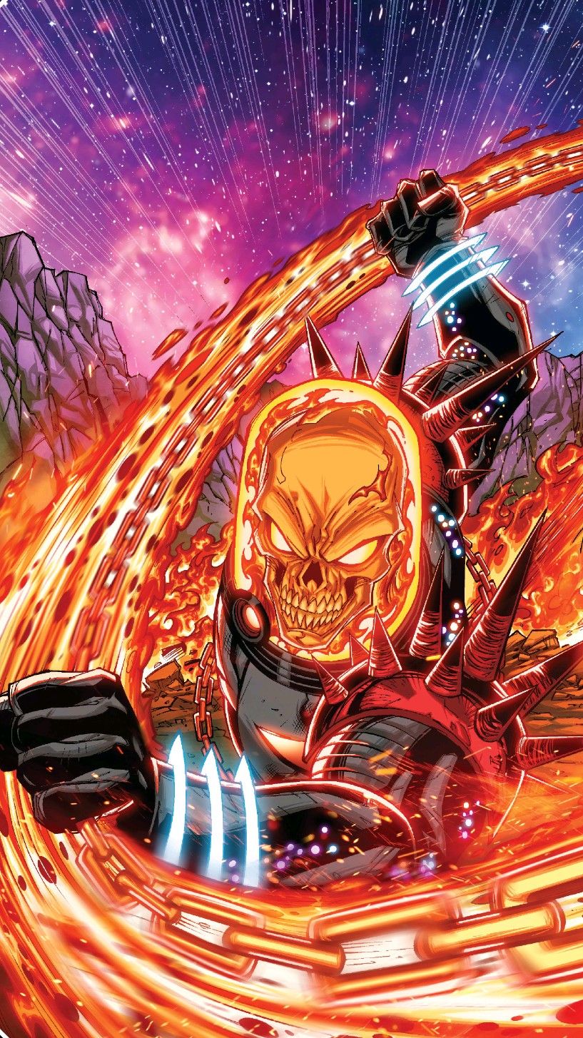 Ghost Rider And Baby Thanos Wallpapers