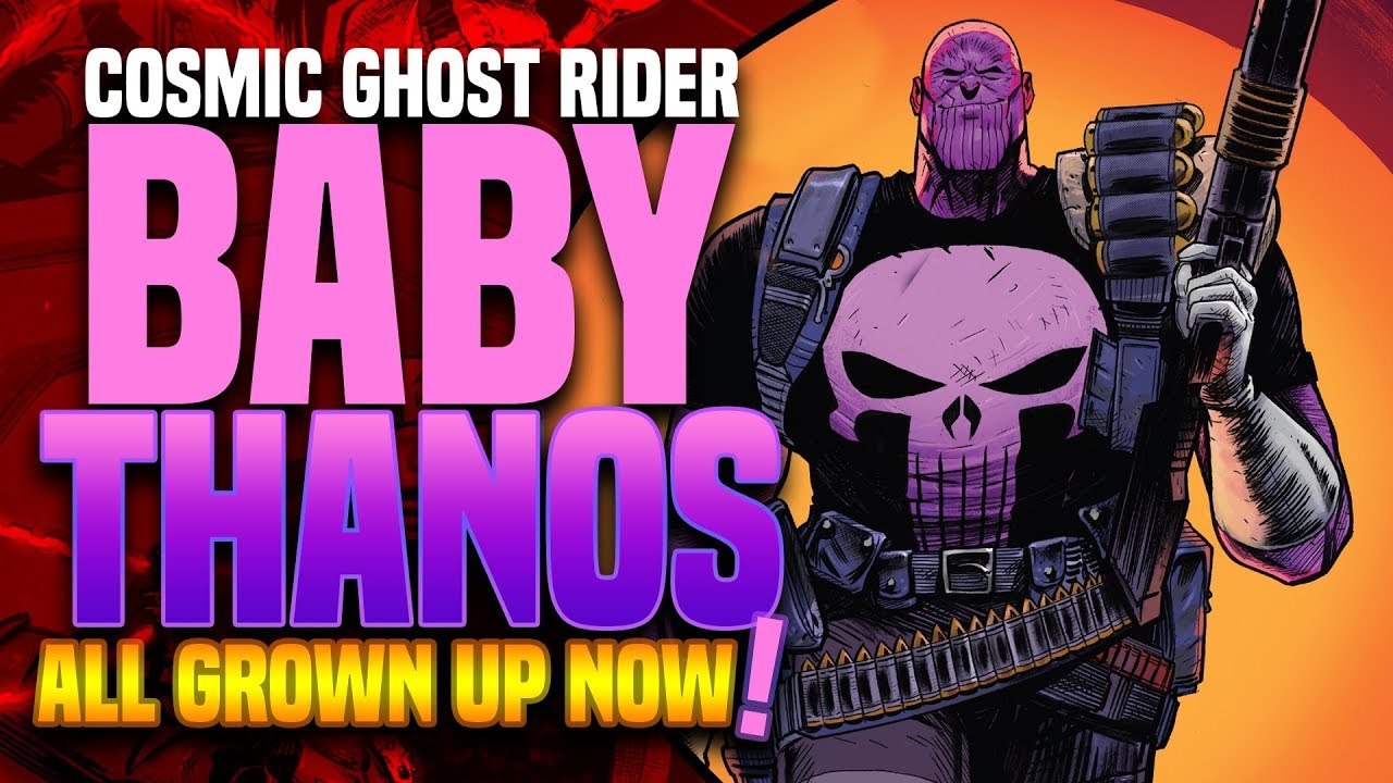 Ghost Rider And Baby Thanos Wallpapers