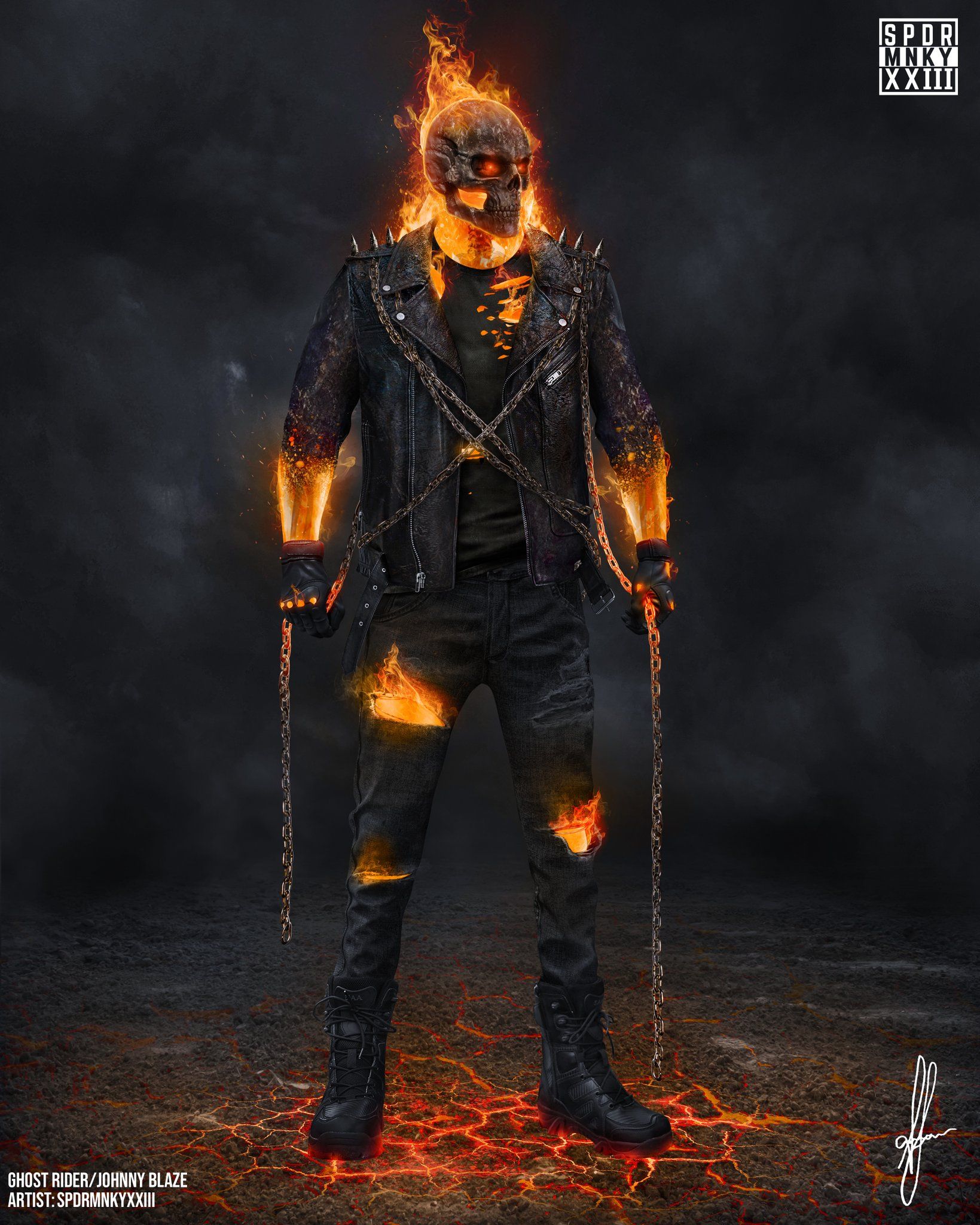 Ghost Rider Mcu Art Wallpapers