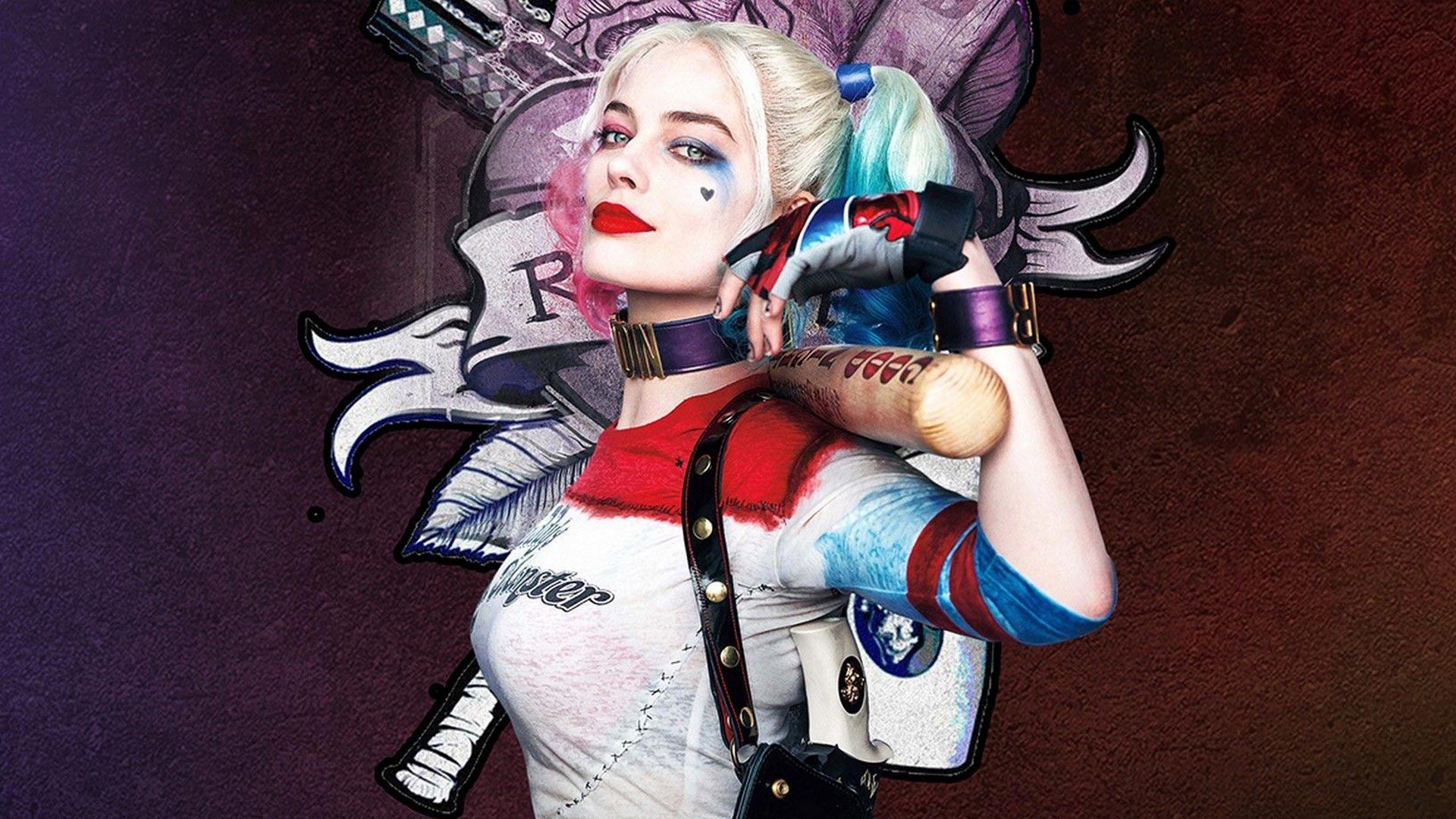 Harley Quinn Baseball Bat Art Wallpapers