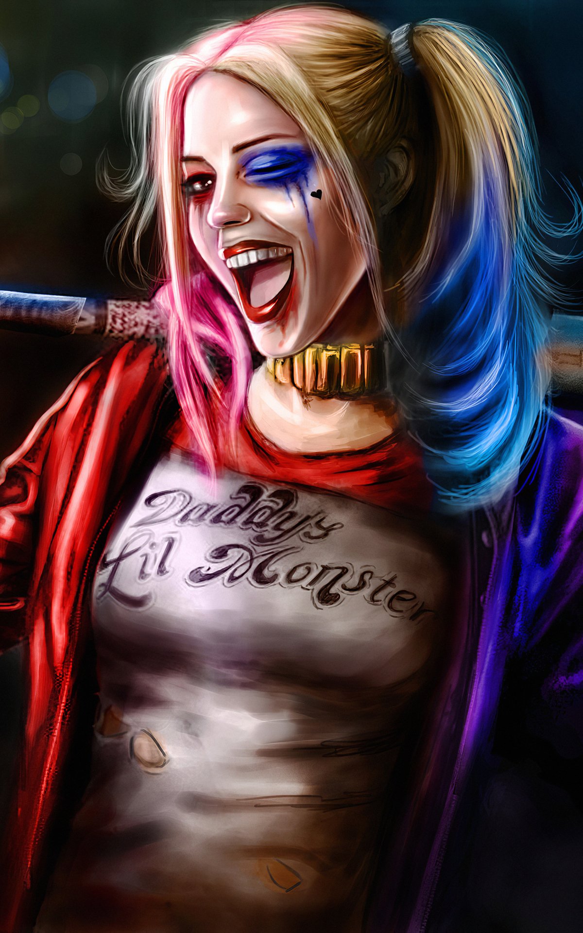 Harley Quinn With Baseball Bat Wallpapers