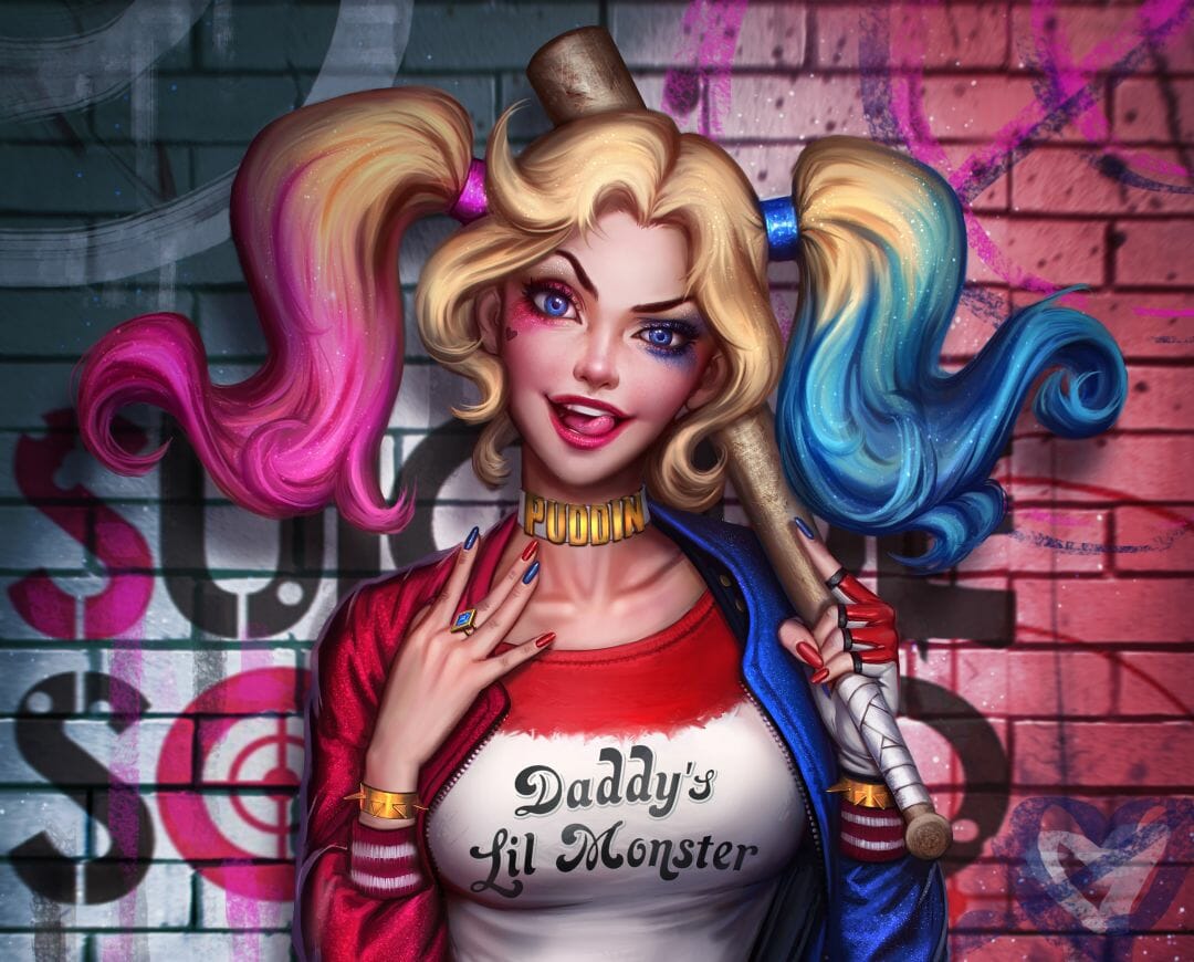 Harley Quinn With Baseball Bat Wallpapers