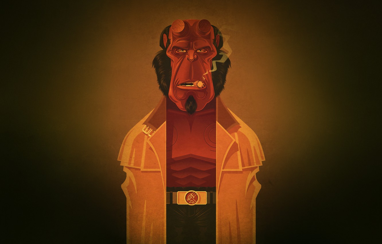 Hellboy Illustration Wallpapers