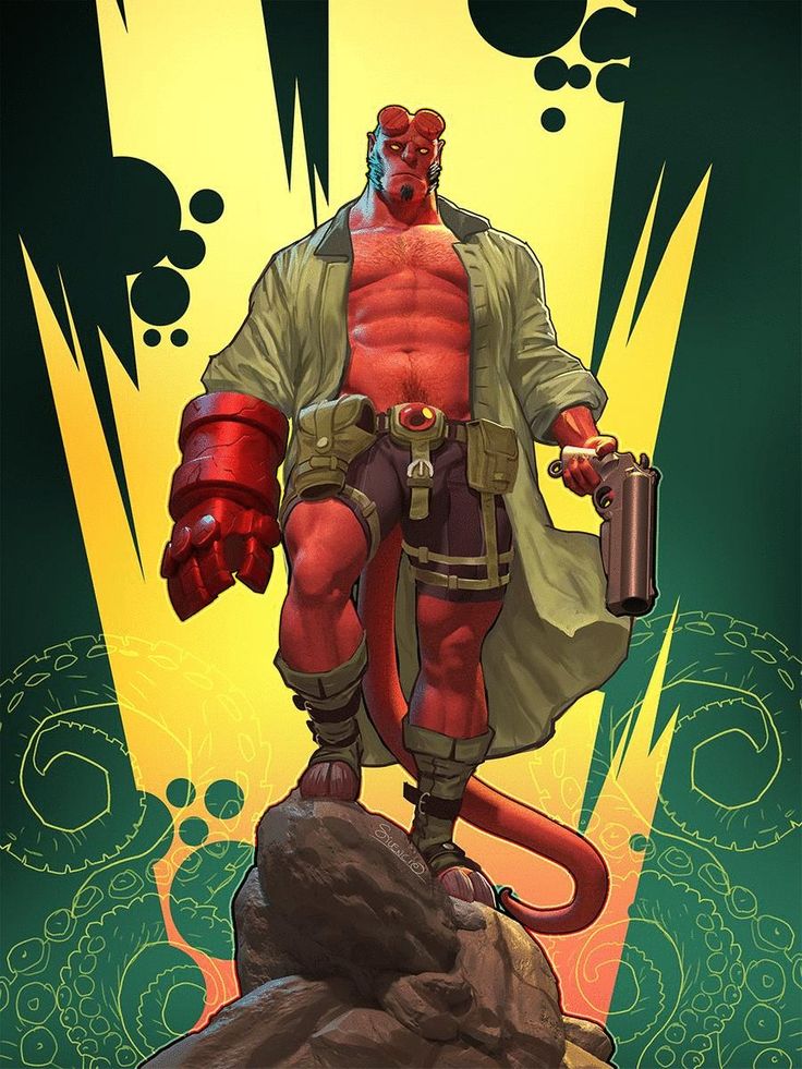 Hellboy Illustration Wallpapers