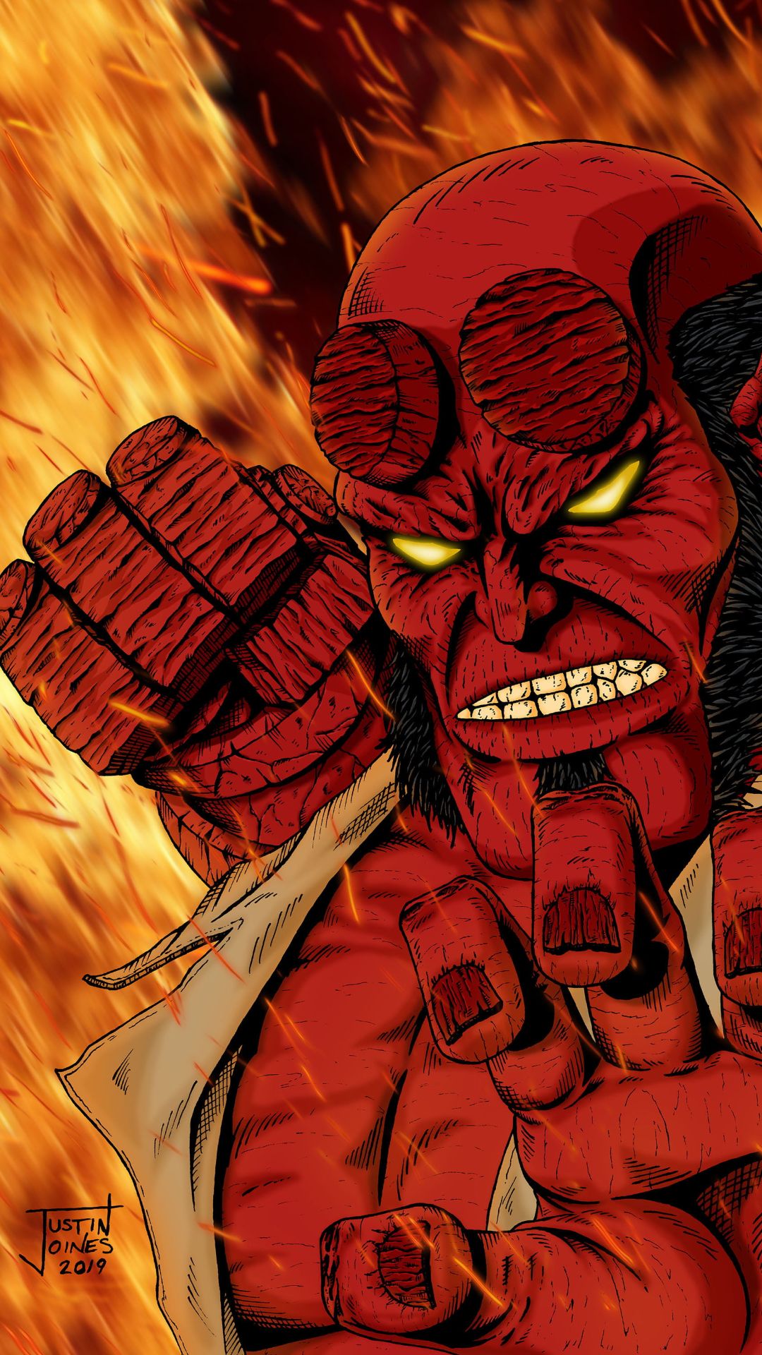 Hellboy Illustration Wallpapers