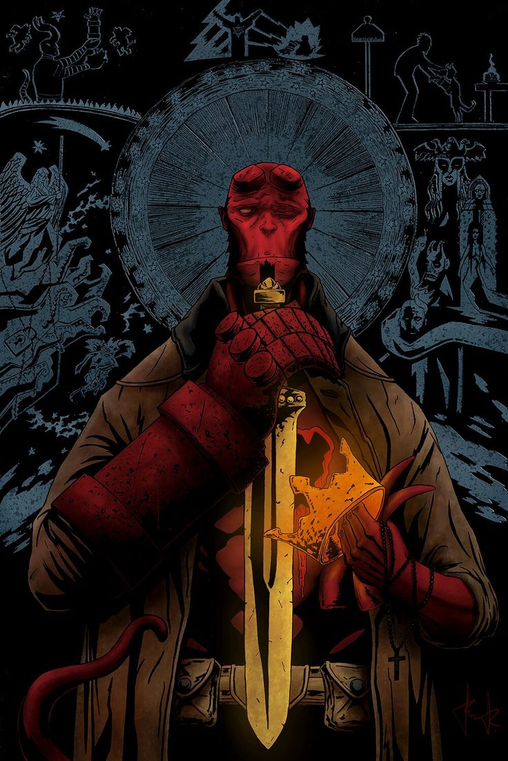 Hellboy Illustration Wallpapers