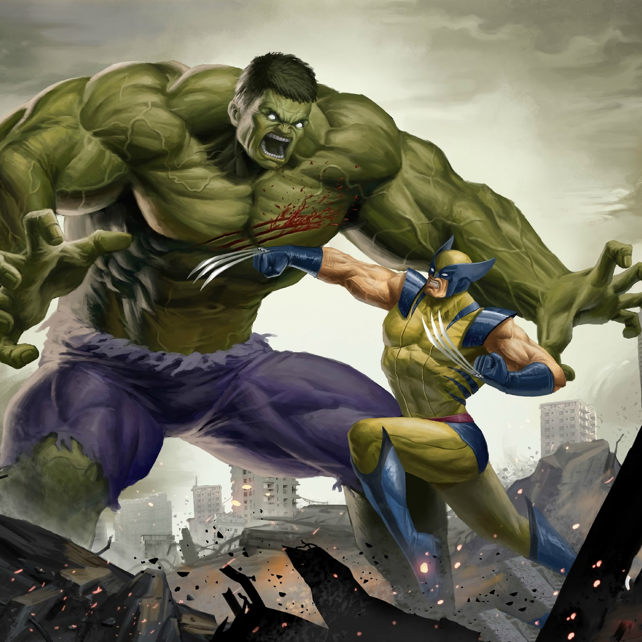 Hulk Vs Wolverine Wallpapers