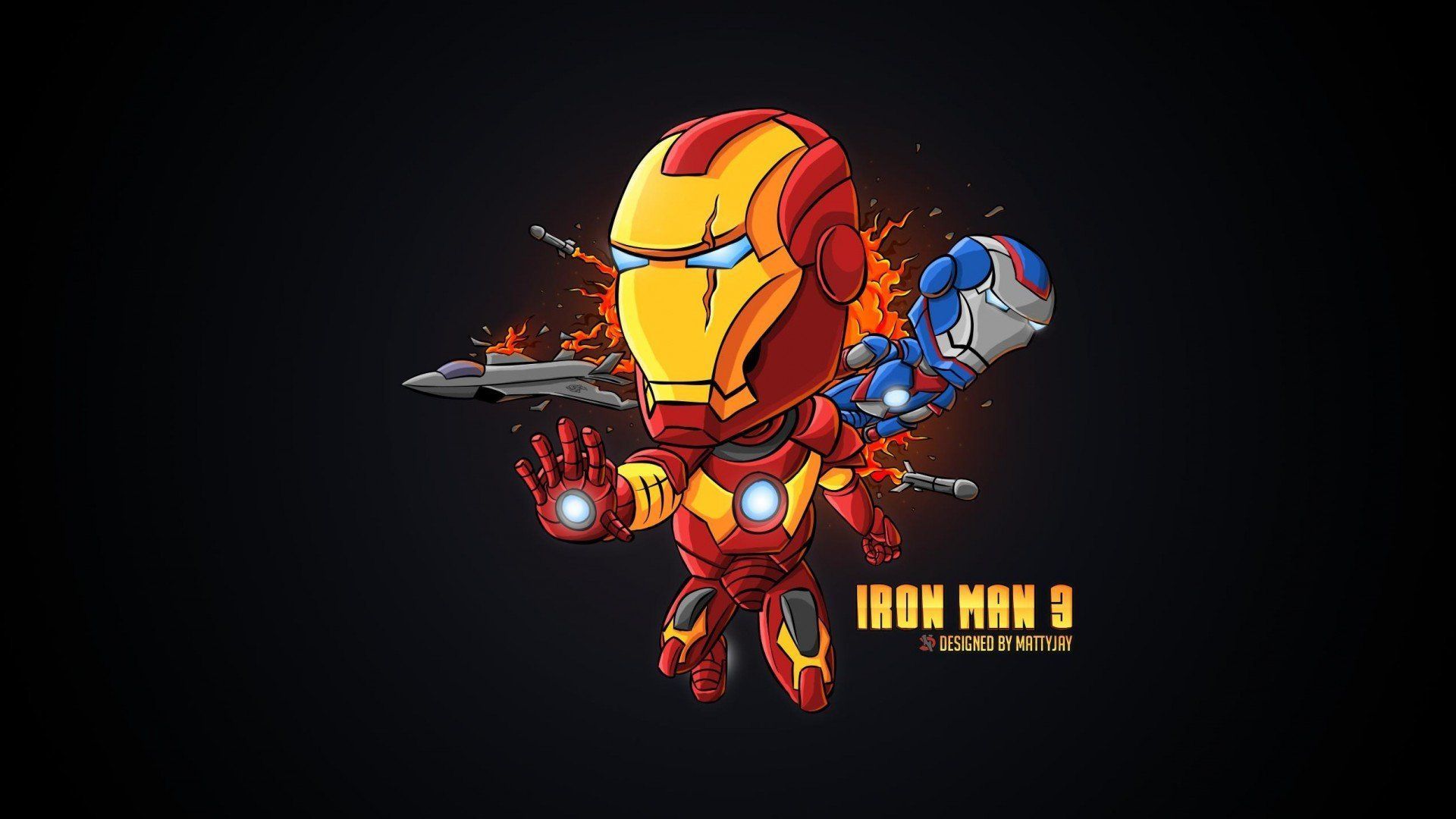 Iron Man Cartoon Marvel Art Wallpapers