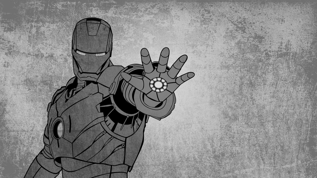 Iron Man Minimalist Wallpapers