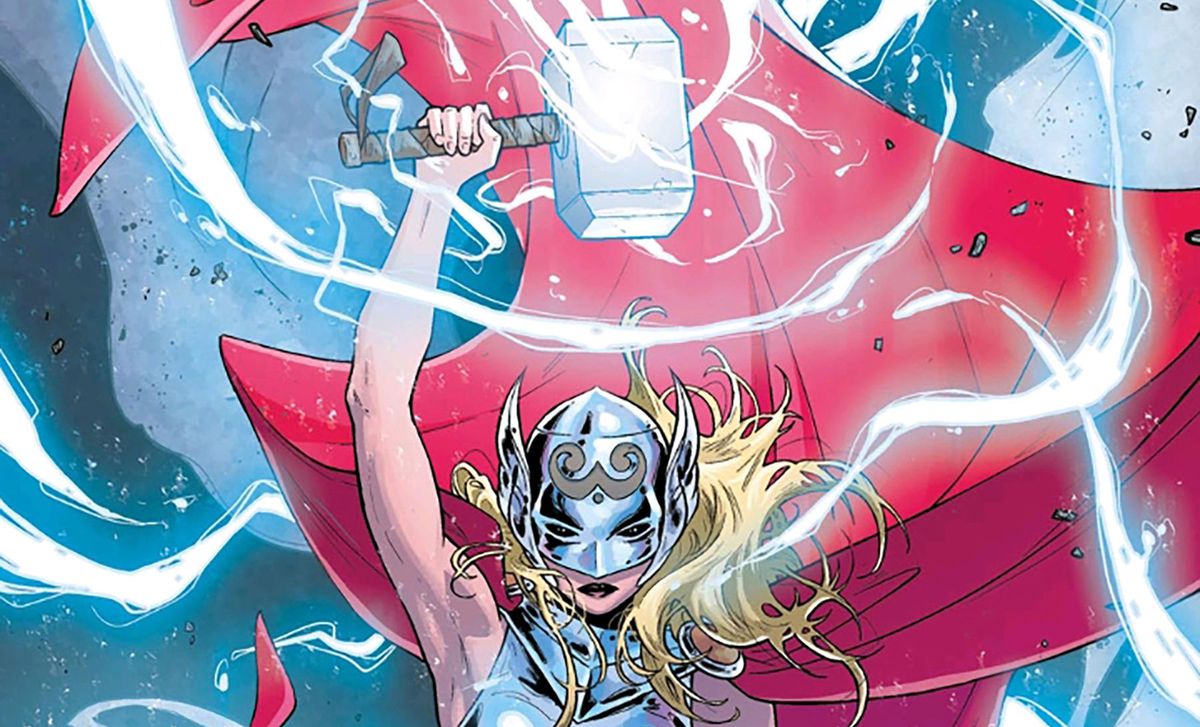 Jane Foster Lifting Mjolnir Art Wallpapers