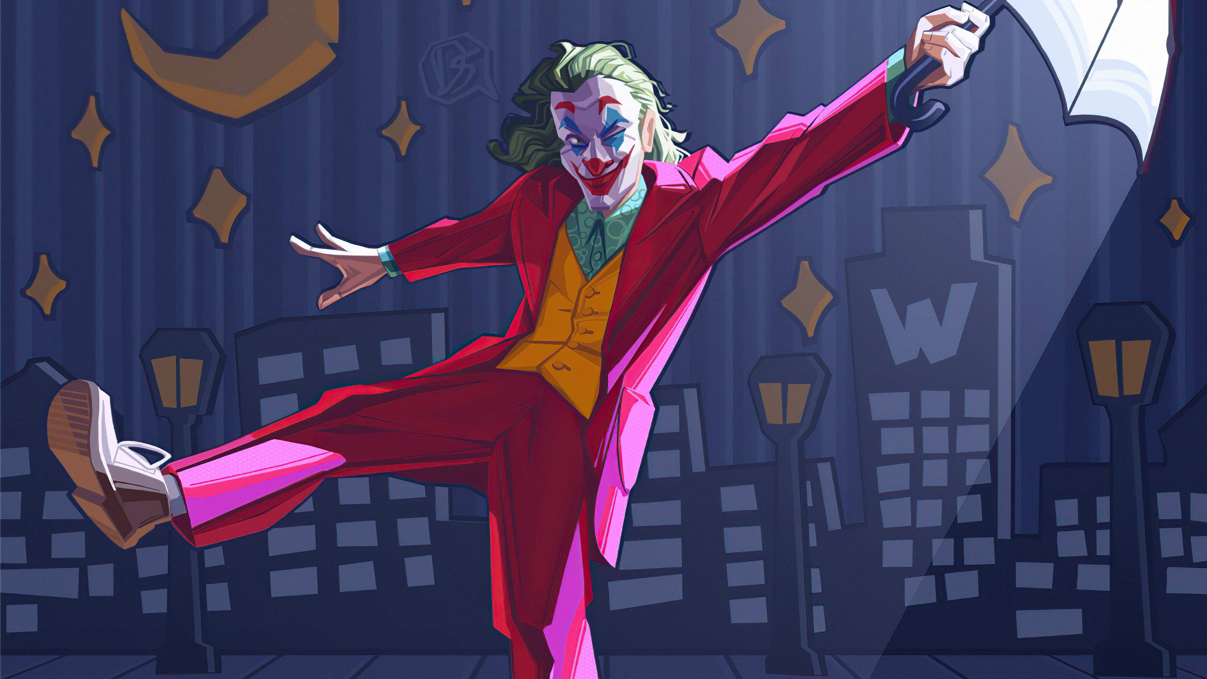 Joker Dancing Art Wallpapers