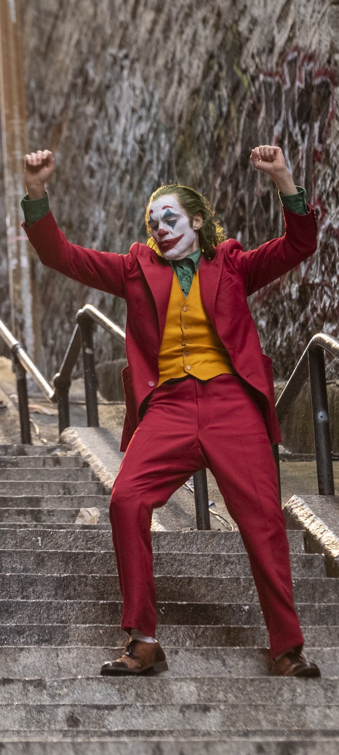 Joker Dancing On Stairs Wallpapers