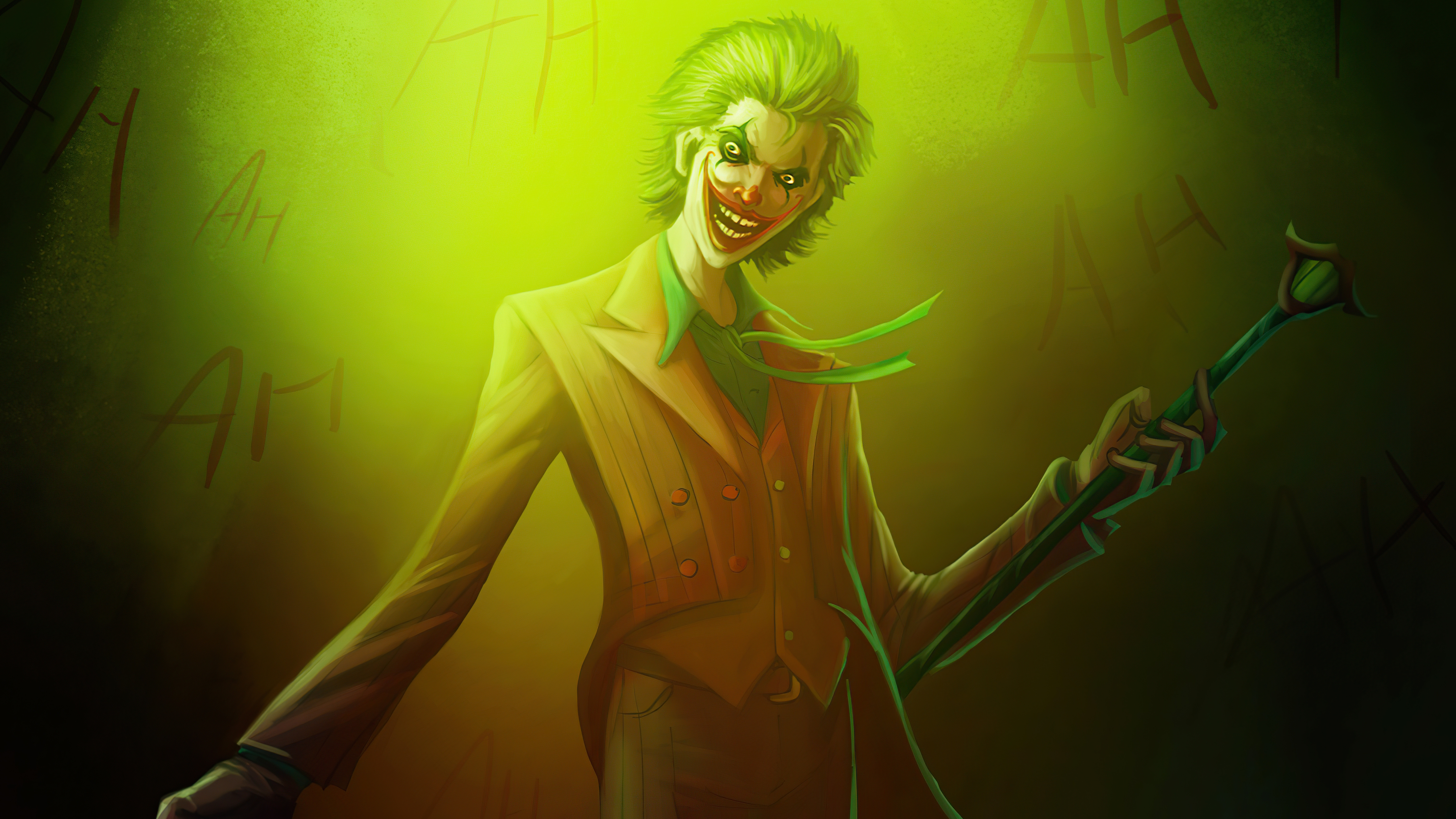 Joker Happy Dance Art Wallpapers