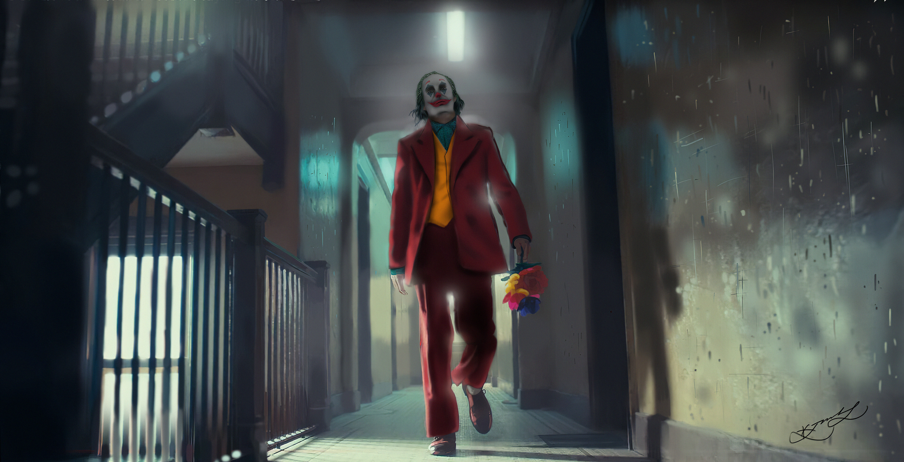 Joker Walking And Kid Wallpapers