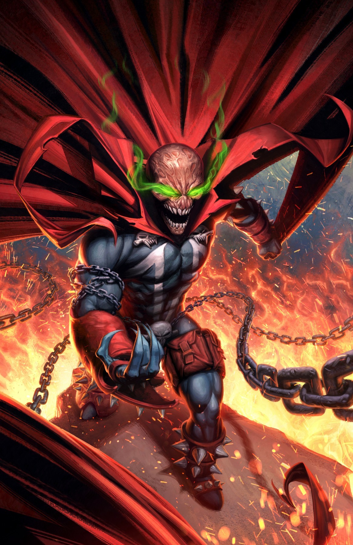 Keyart Of Spawn Comic Wallpapers