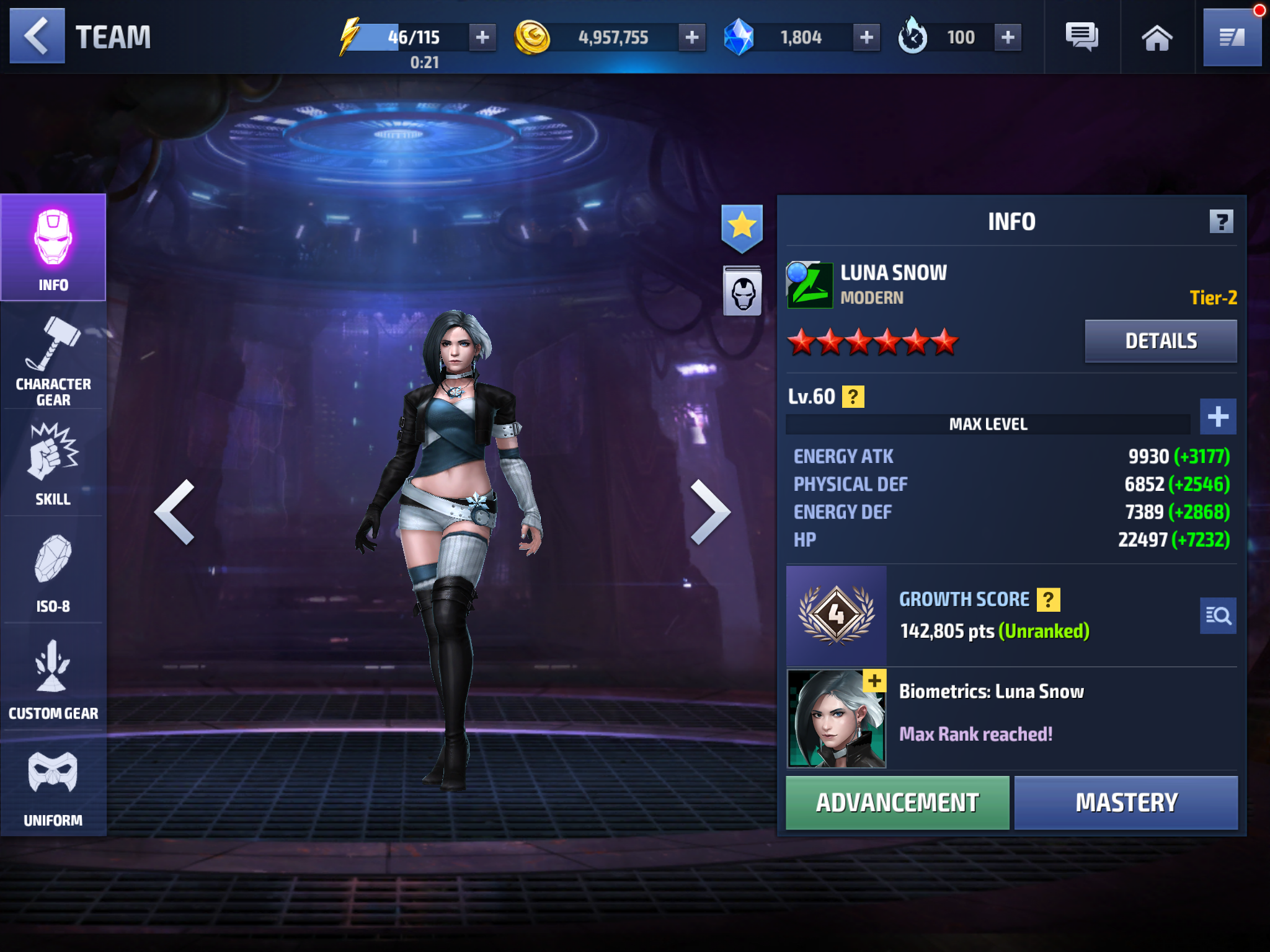 Luna Snow In Marvel Future Fight Wallpapers