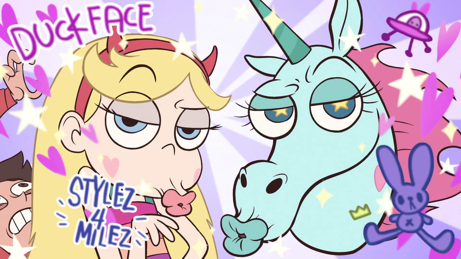 Marco Diaz And Star Butterfly In Star Vs. The Forces Of Evil Wallpapers