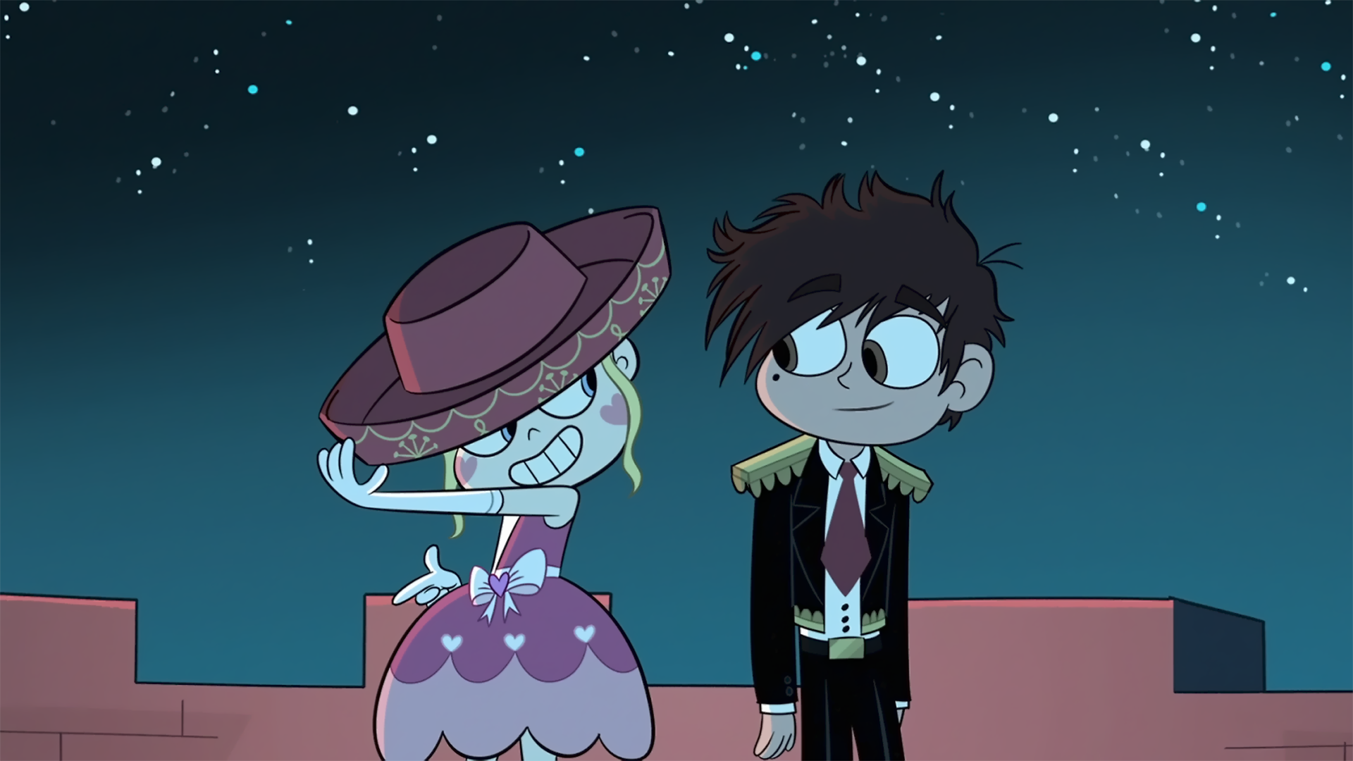 Marco Diaz And Star Butterfly In Star Vs. The Forces Of Evil Wallpapers