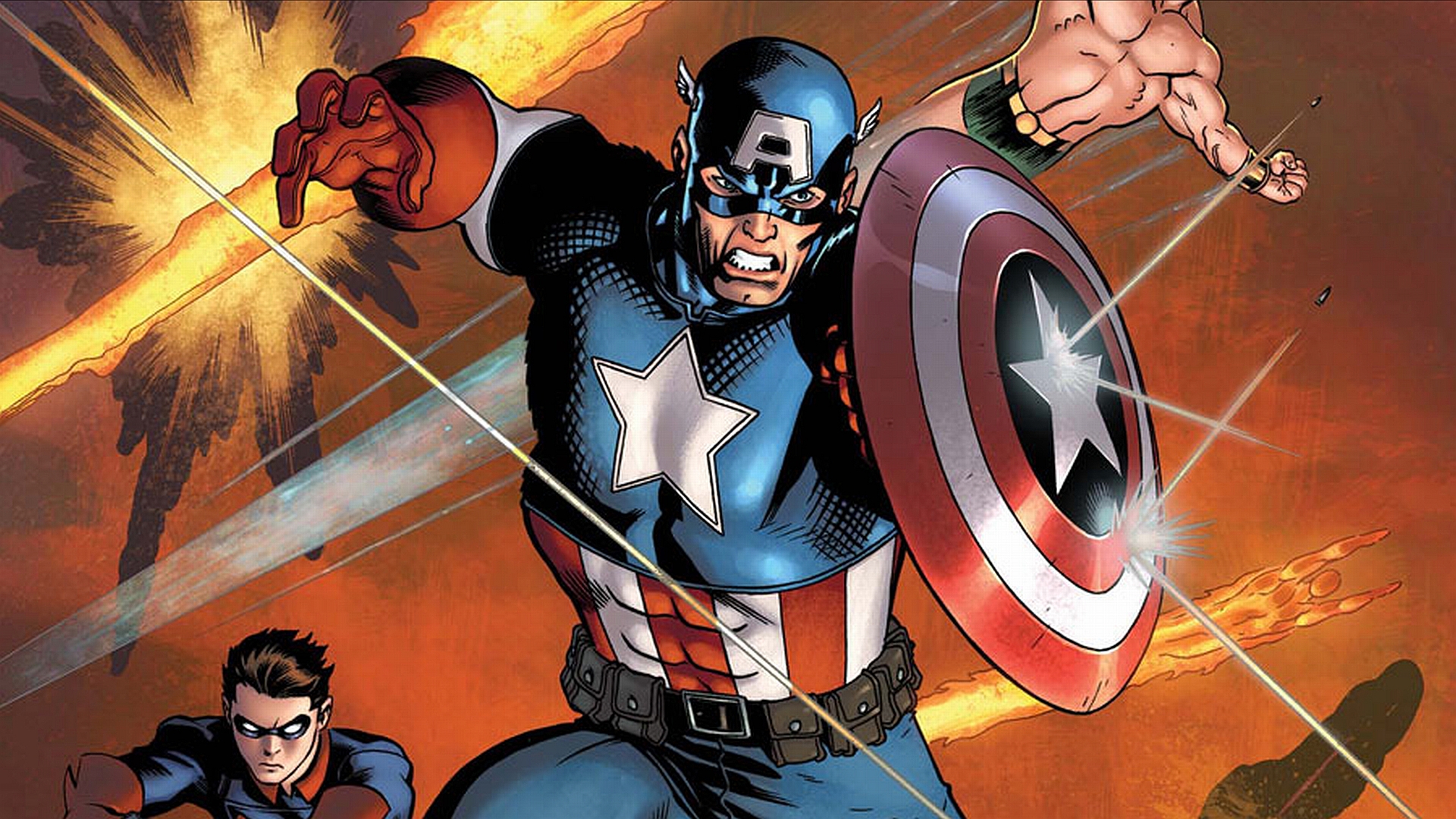 Marvel Comic Captain America Wallpapers