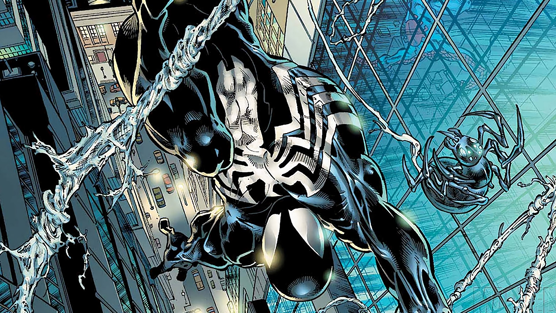 Marvel Comics Spider-Man Black Costume Wallpapers