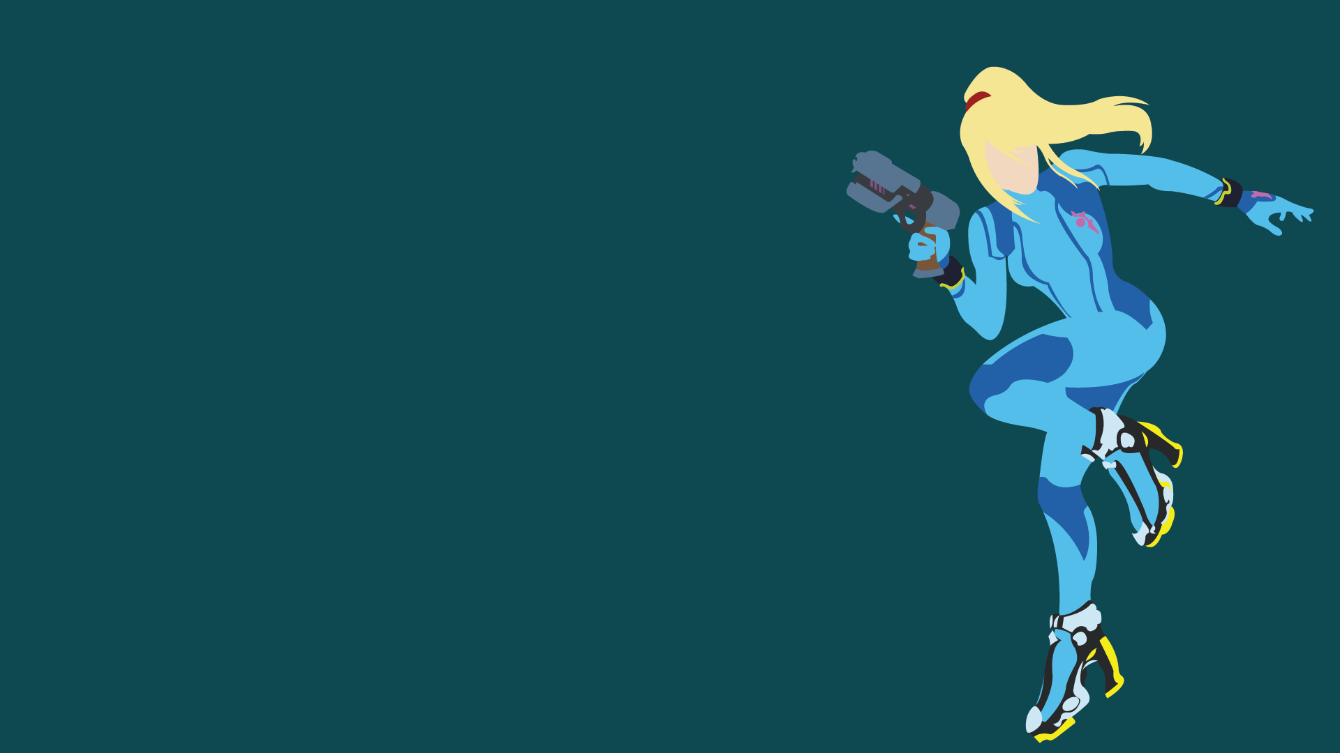 Metroid Samus Aran Zero Suit Wallpapers