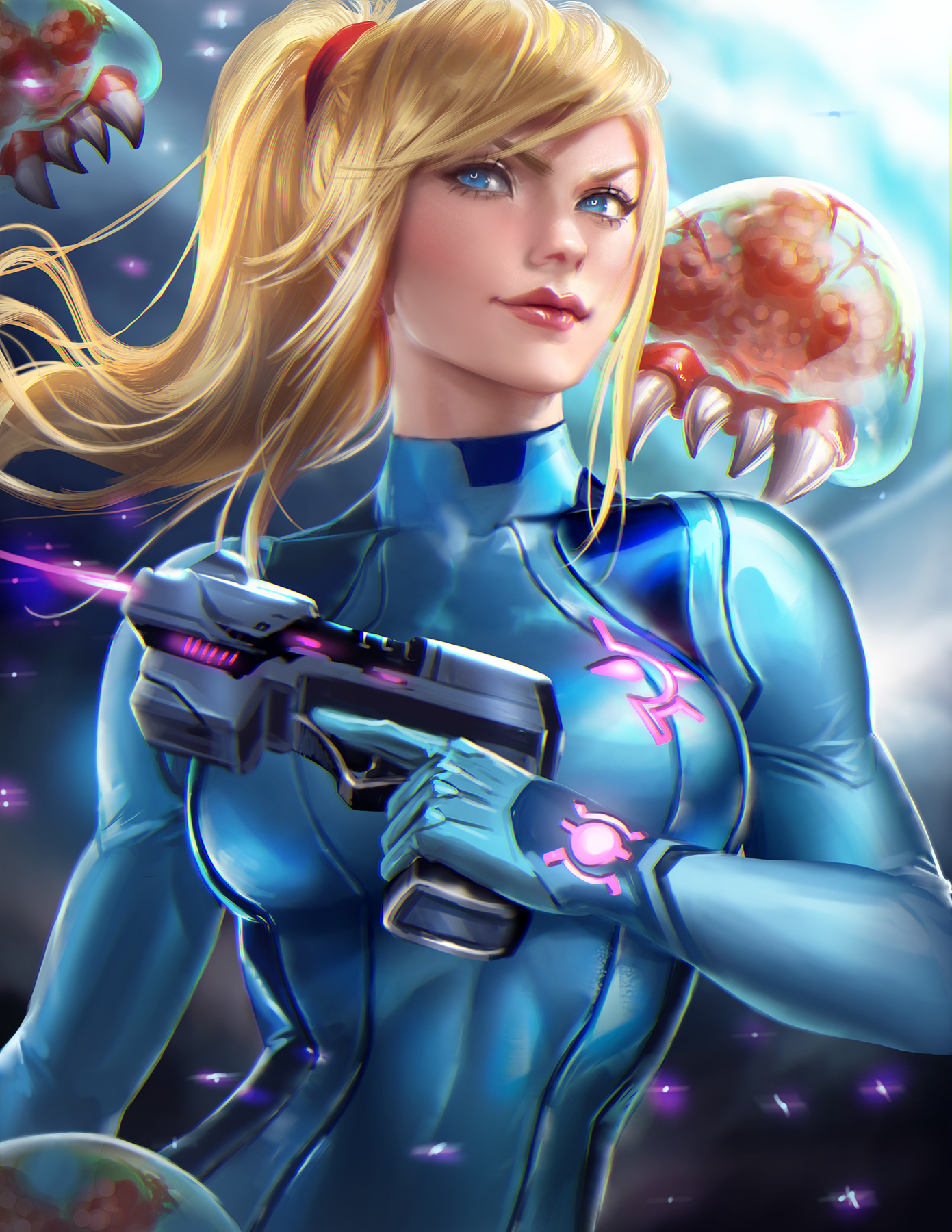 Metroid Samus Aran Zero Suit Wallpapers