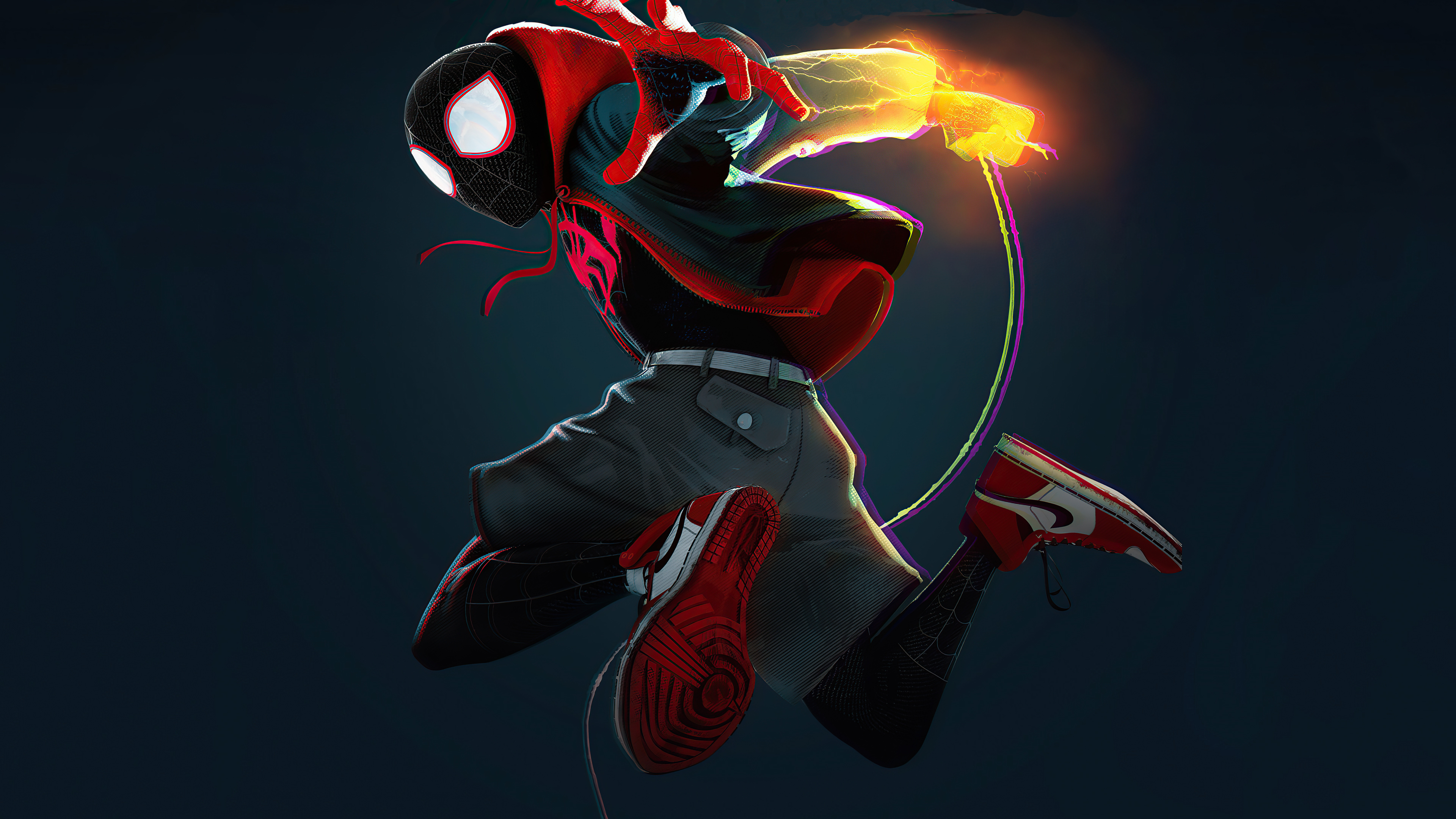 Miles Morales Cartoon Art Wallpapers