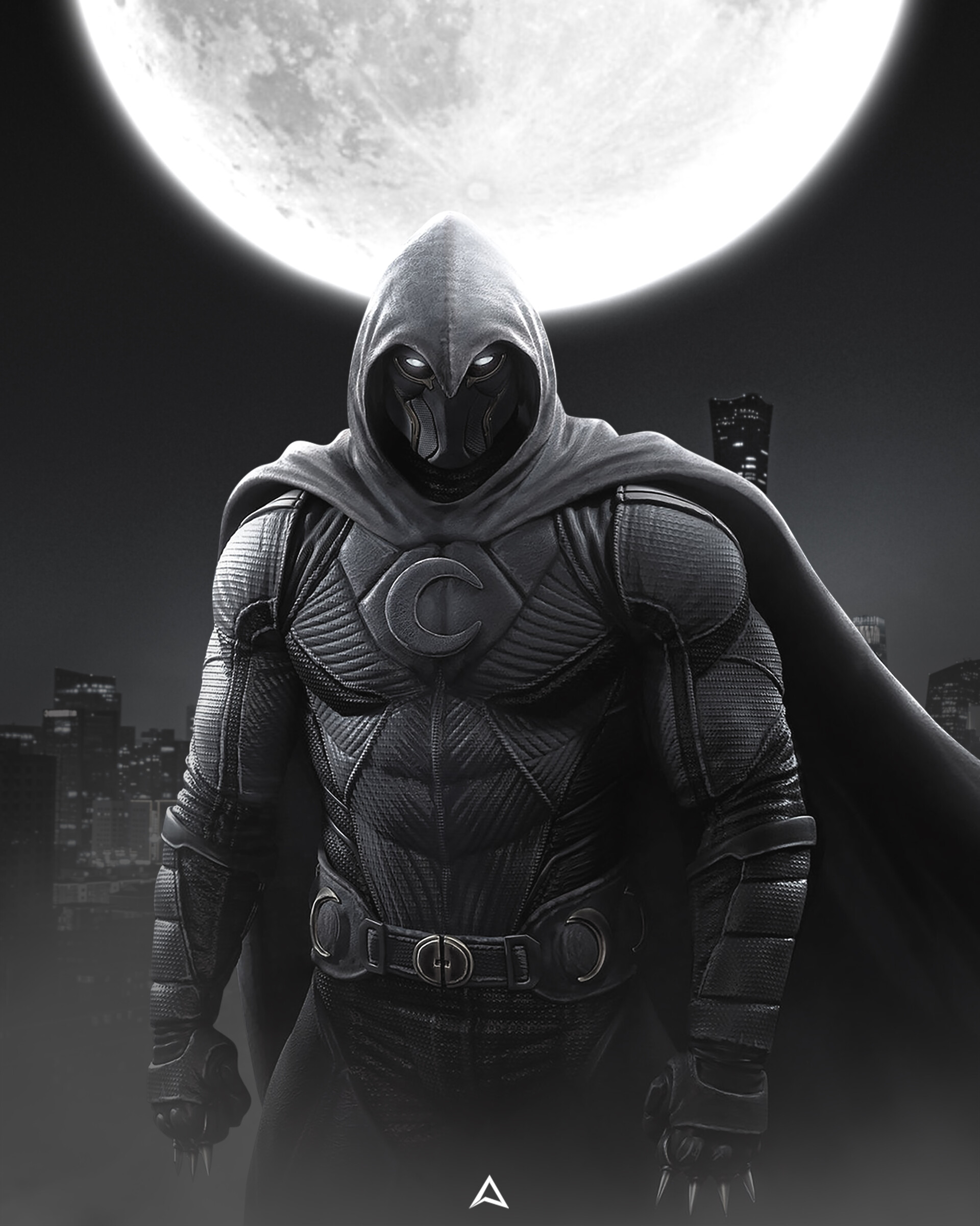 Moon Knight Superhero Digital Art Wallpapers