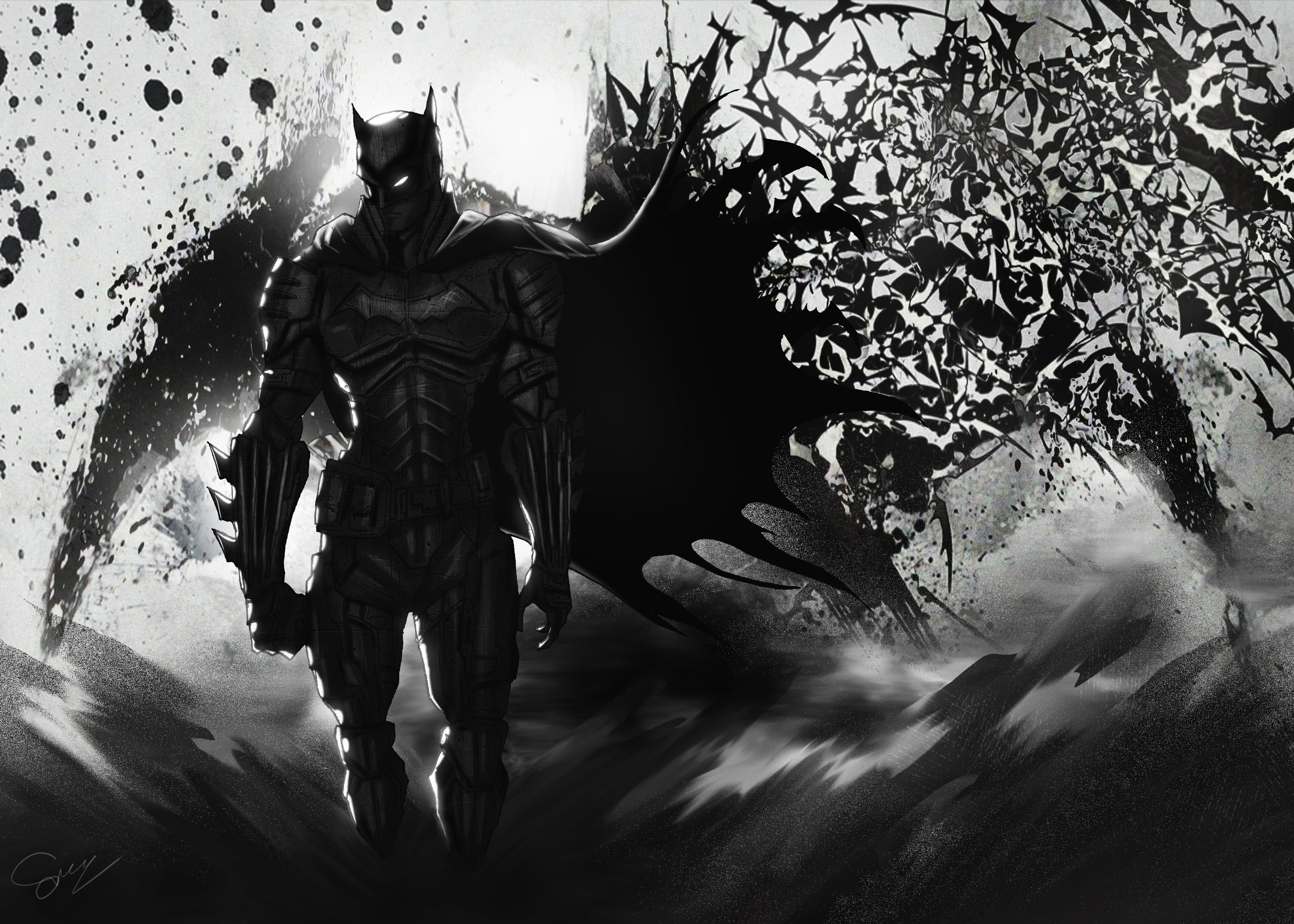 New Batman Illustration 2020 Wallpapers