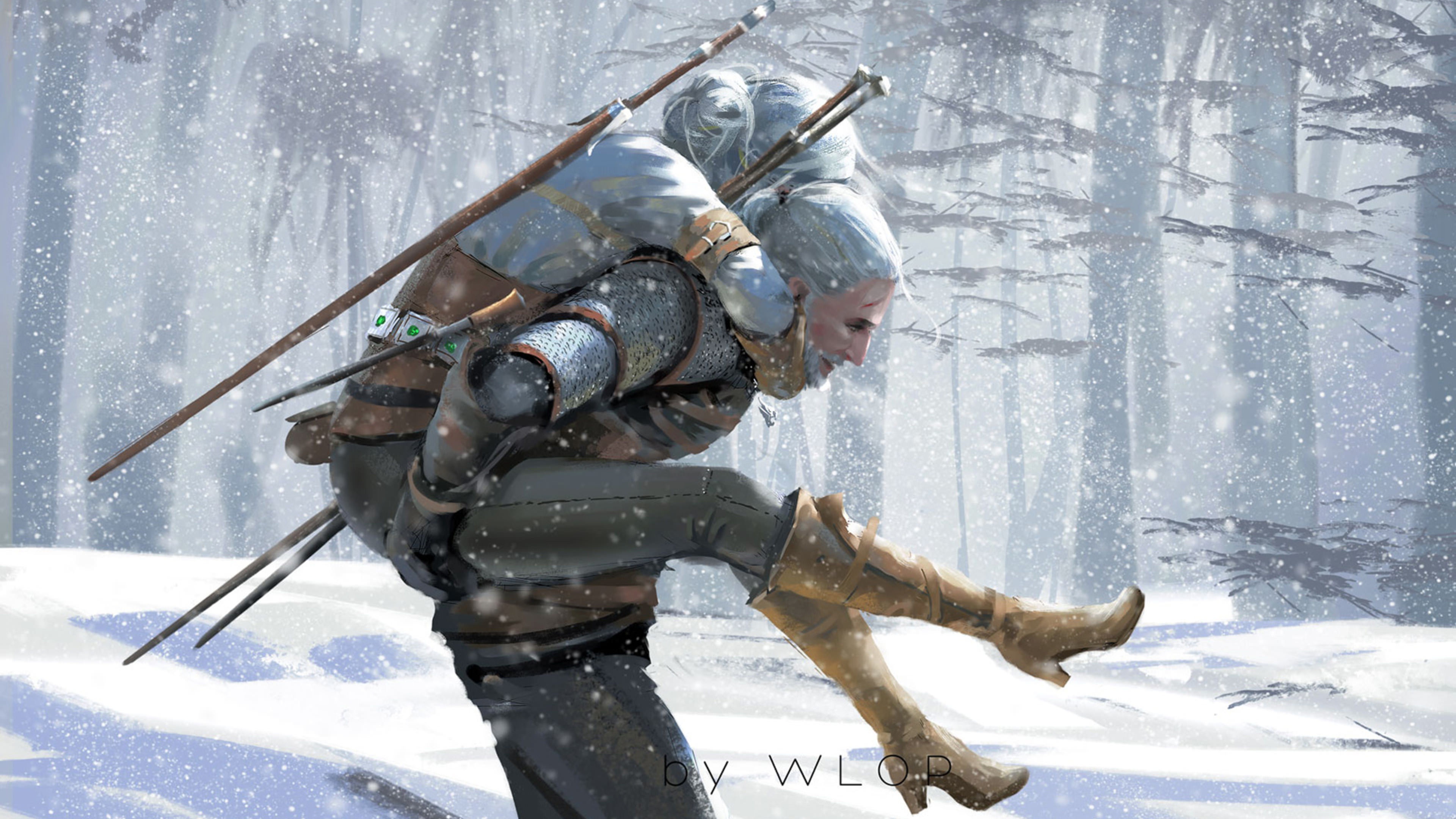 New Geralt Of Rivia Fanart Wallpapers