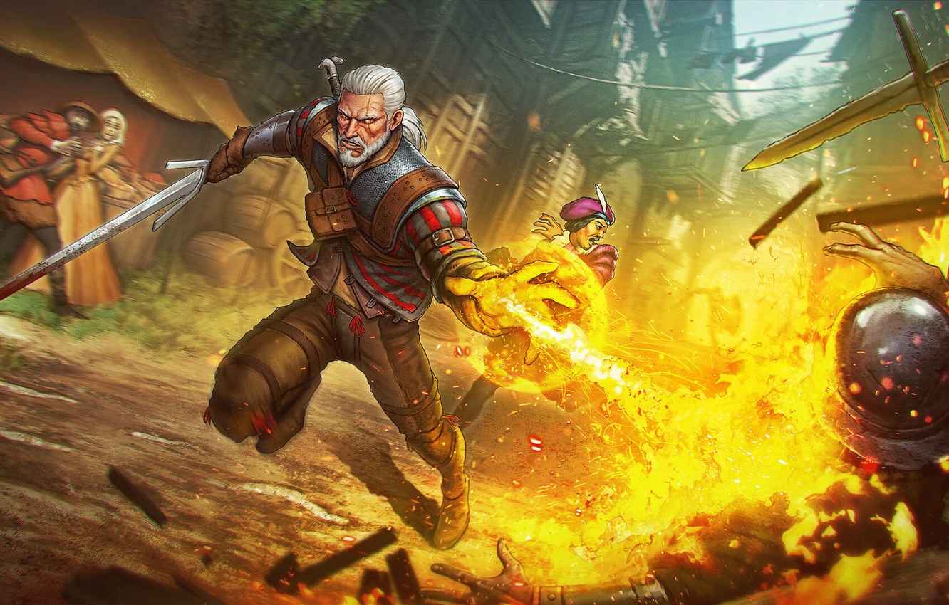 New Geralt Of Rivia Fanart Wallpapers