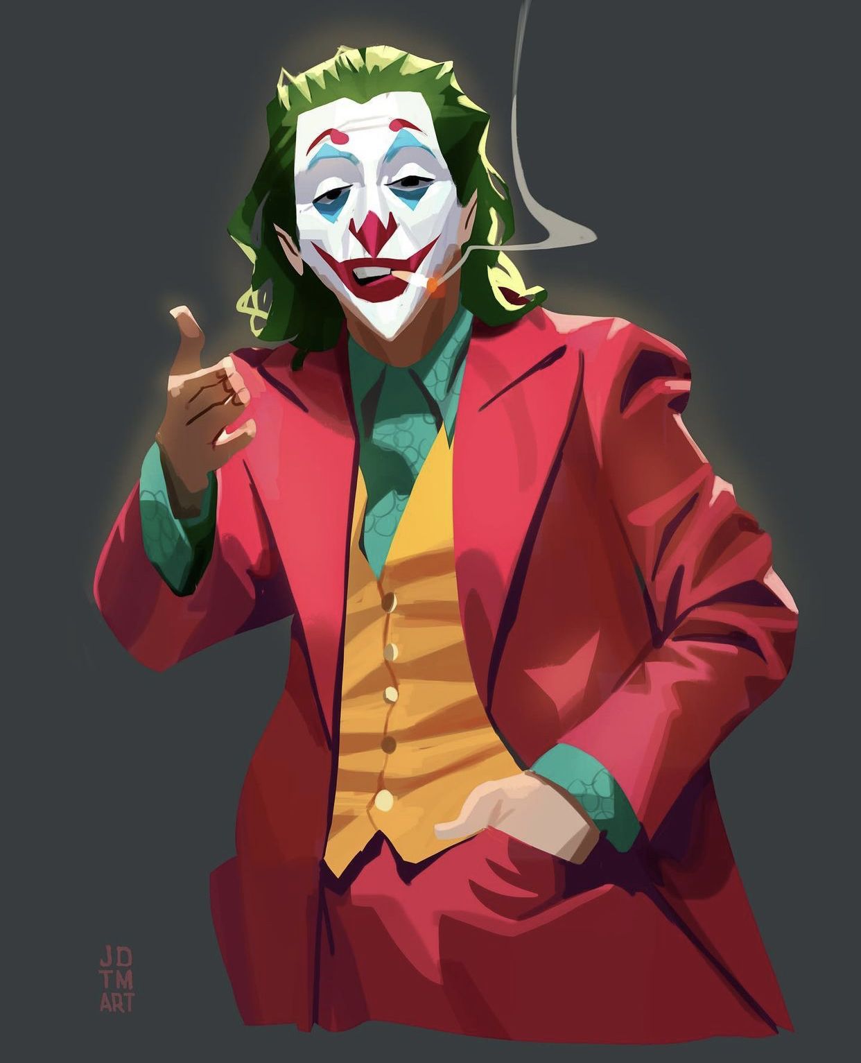 New Joaquin Phoenix Joker Art Wallpapers