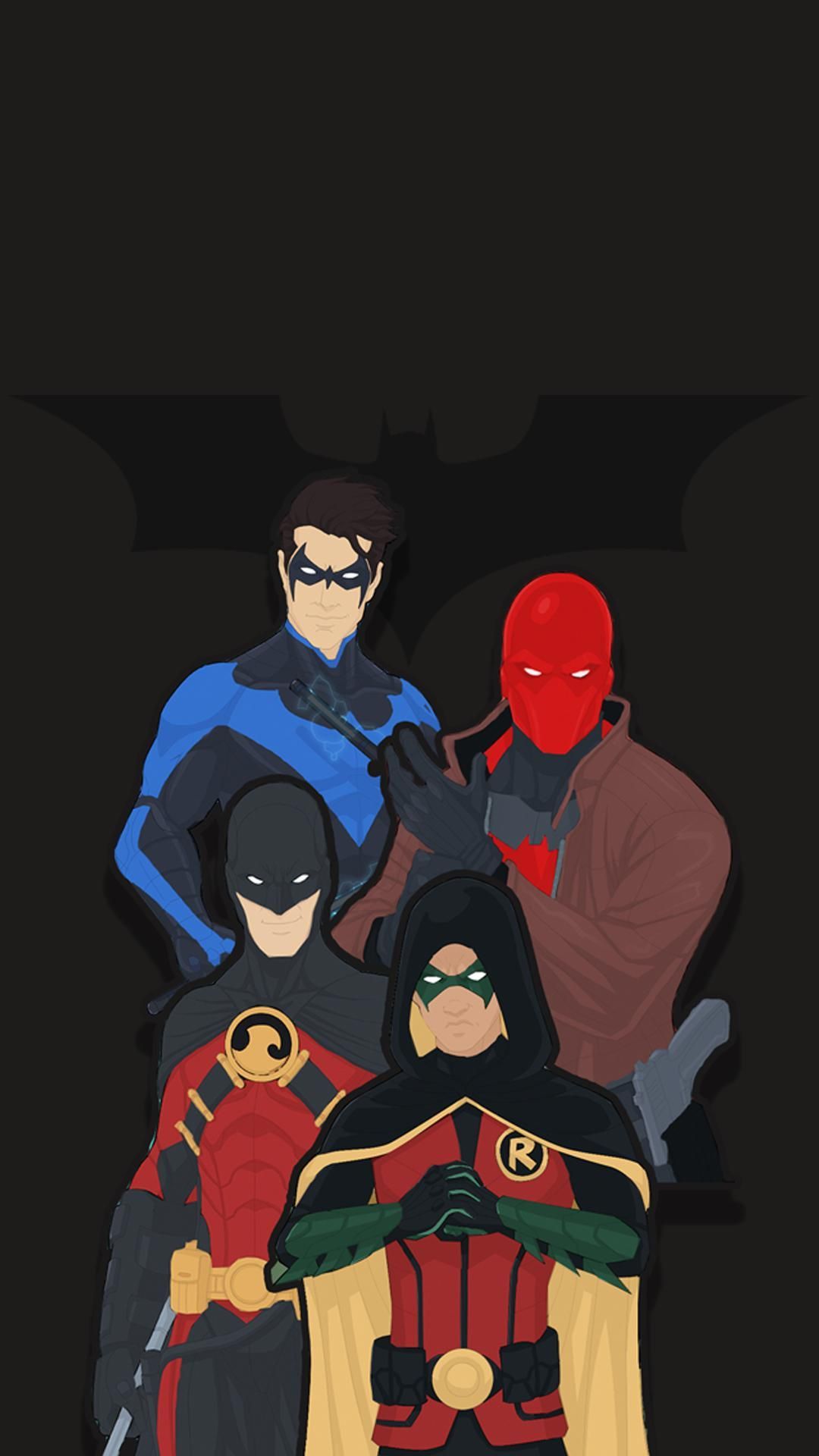 Nightwing 5K Minimal Wallpapers