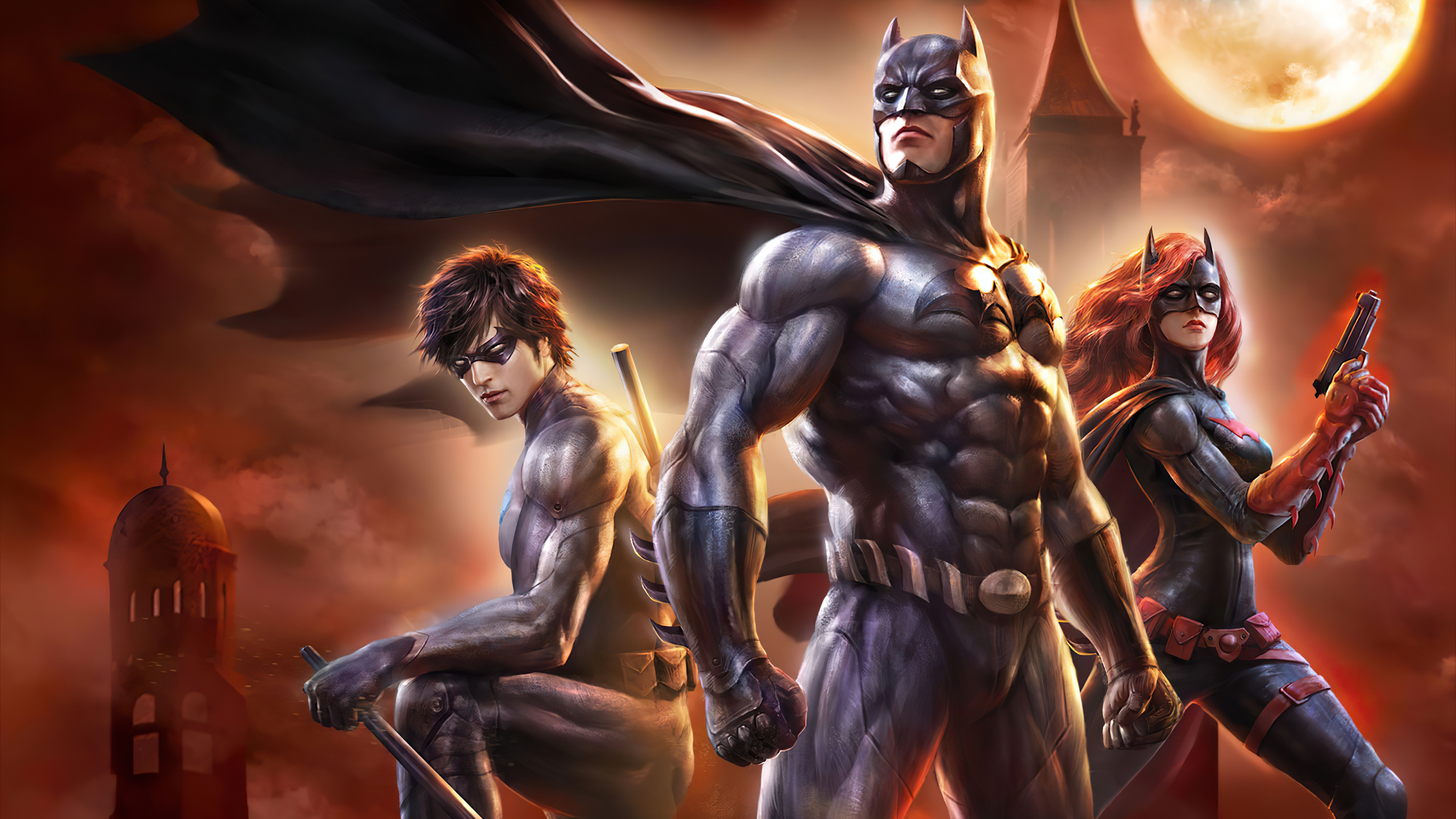 Nightwing And Batwoman Dc 5K Art Wallpapers