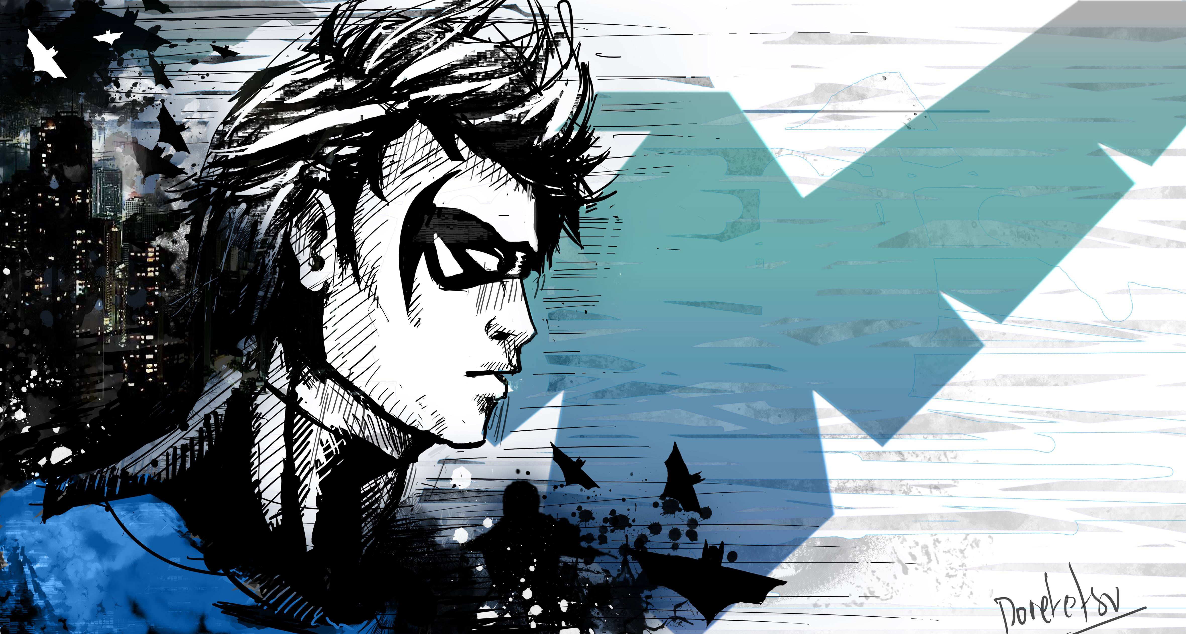 Nightwing And Batwoman Dc 5K Art Wallpapers