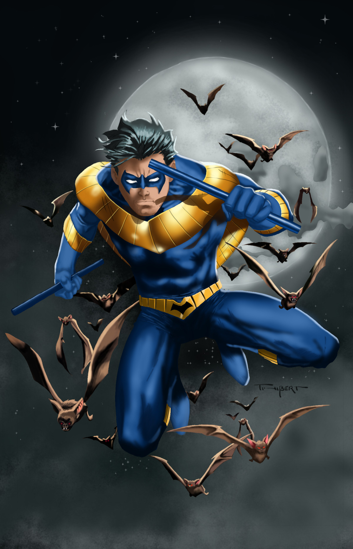 Nightwing Art Wallpapers