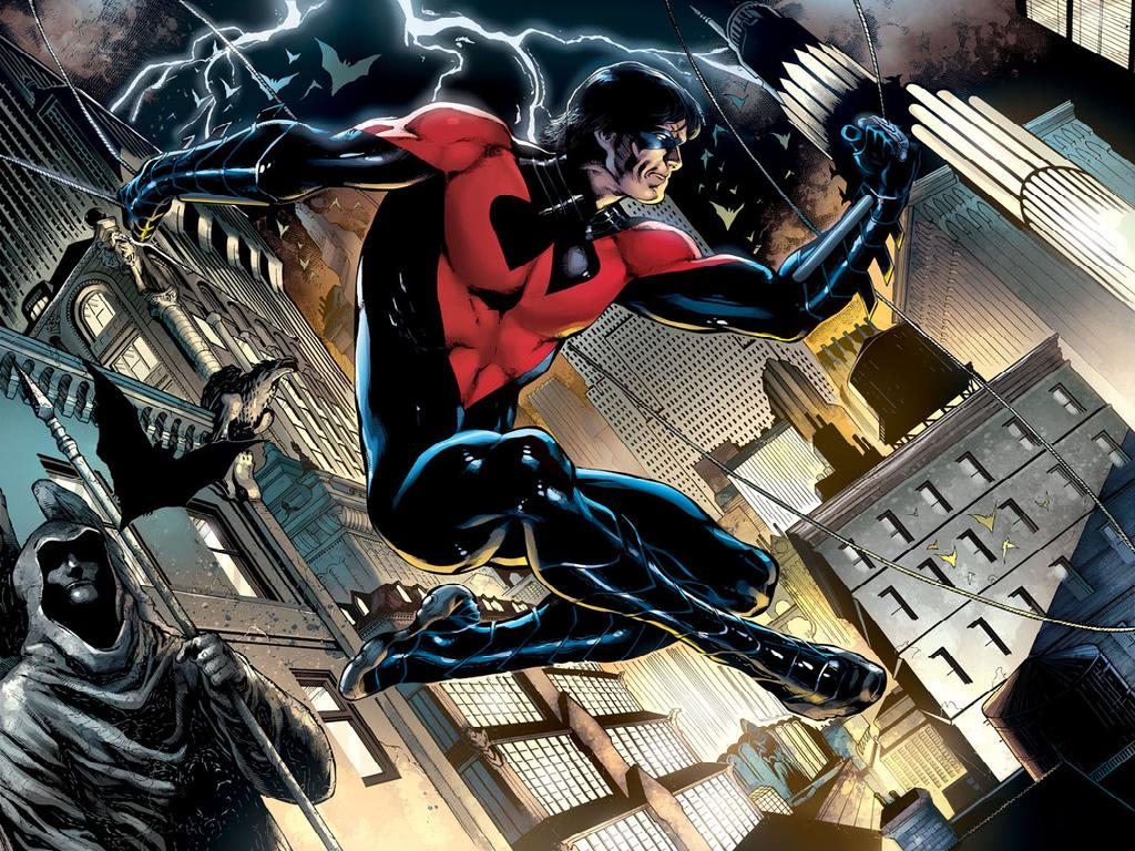 Nightwing Comic Art Wallpapers