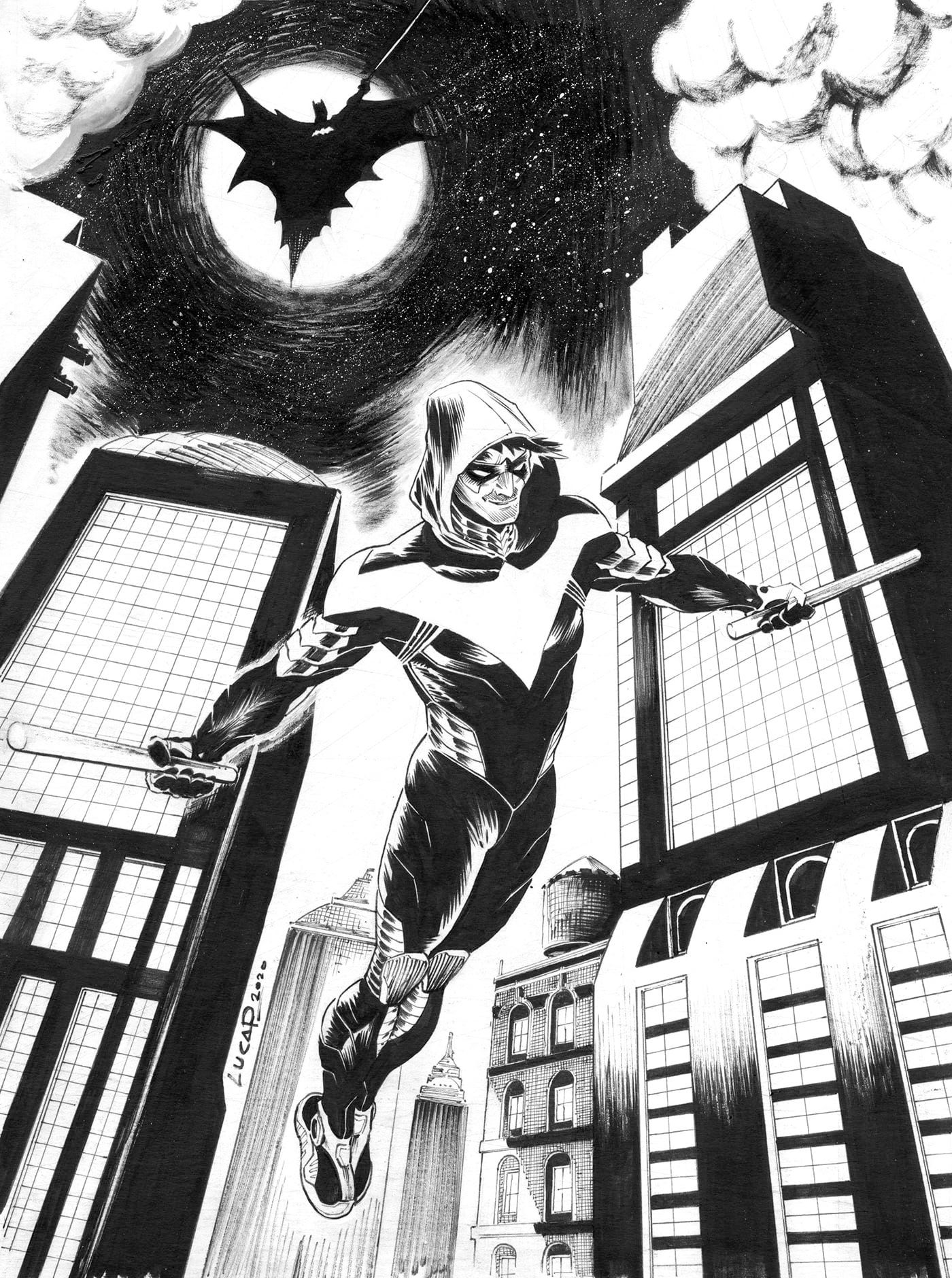 Nightwing Comic Art Wallpapers