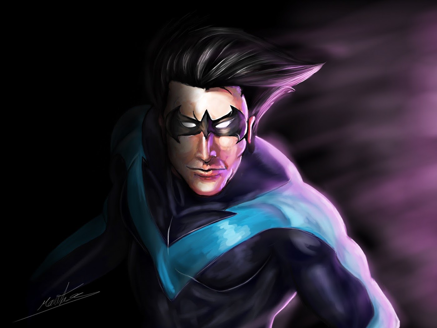 Nightwing Comic Digital Wallpapers