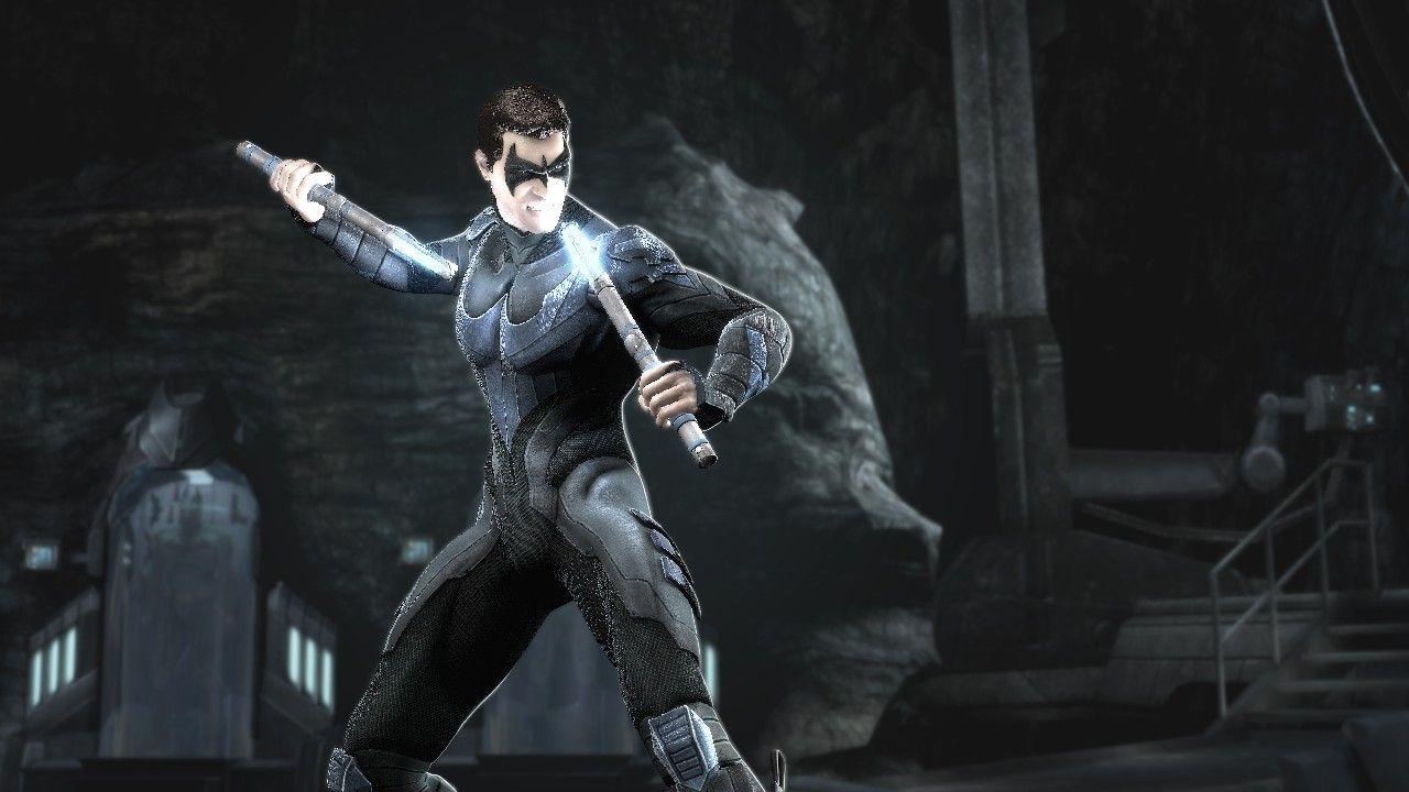 Nightwing Fighting Art Wallpapers