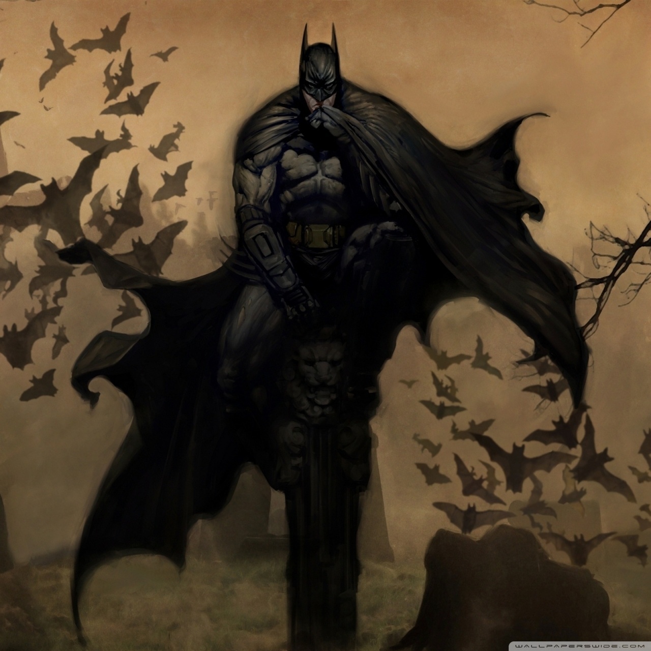 Old Batman Art Wallpapers