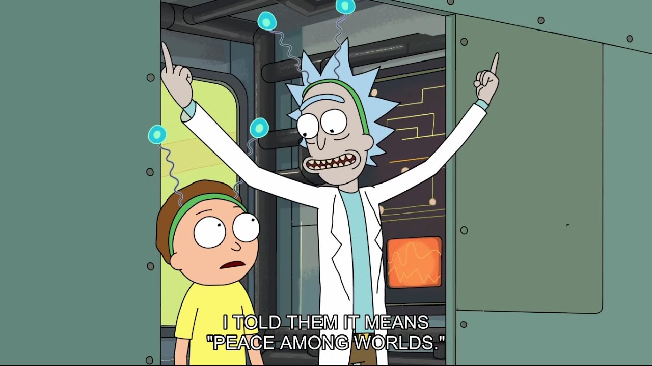 Peace Among Worlds Rick And Morty Wallpapers