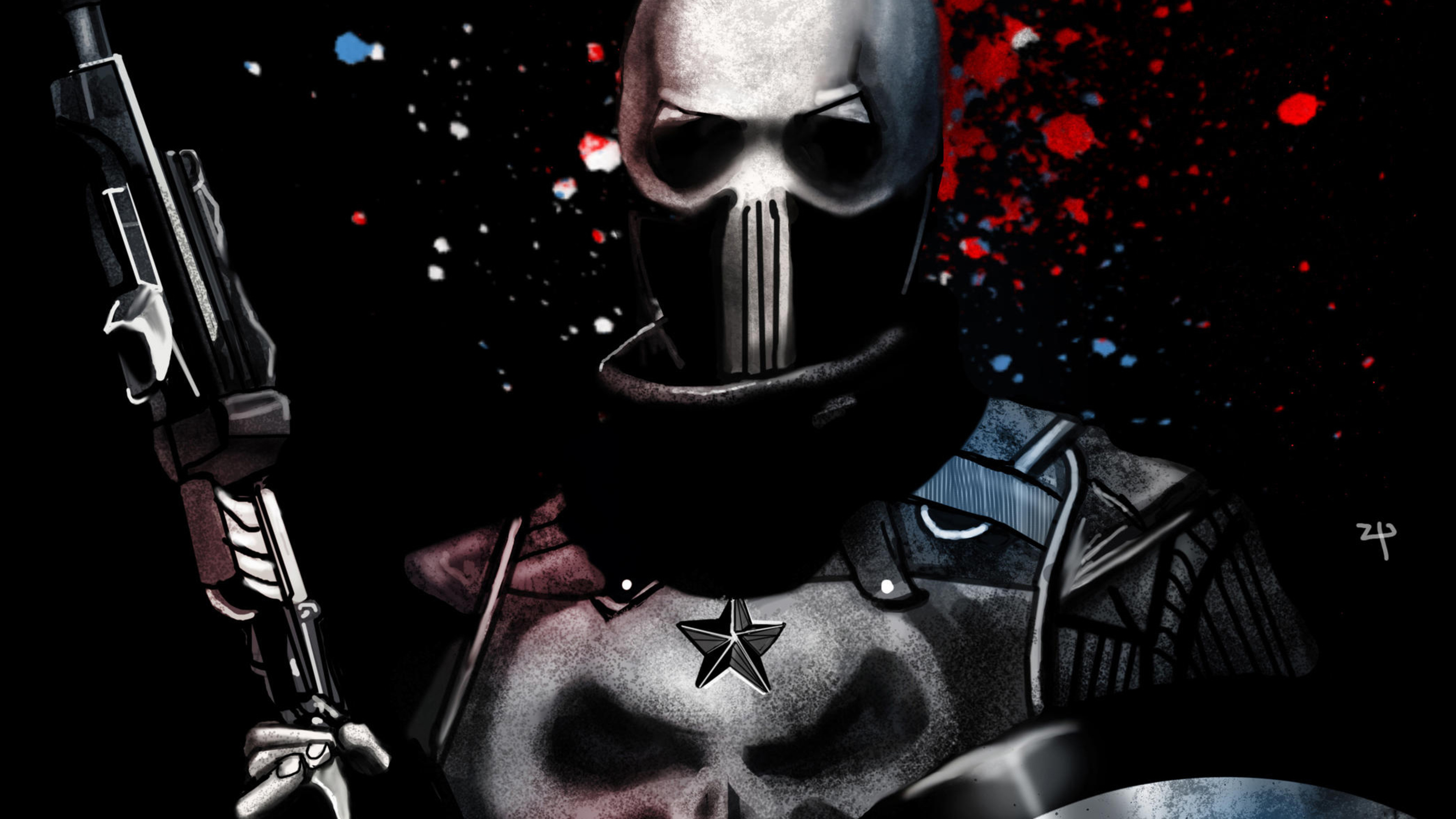 Punisher 4K Art Wallpapers