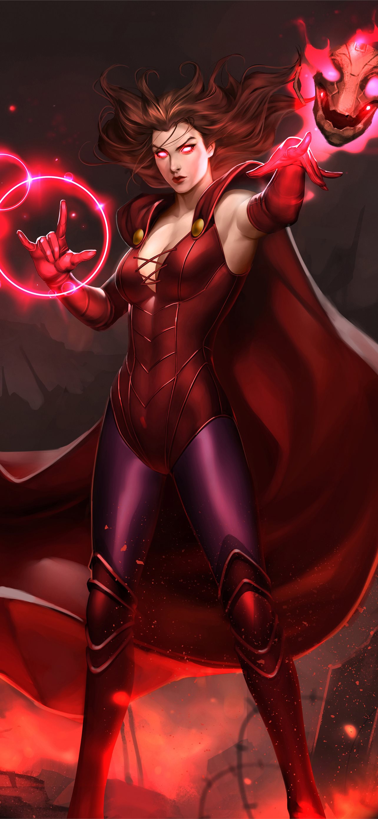 Scarlet Witch 4K Art Wallpapers