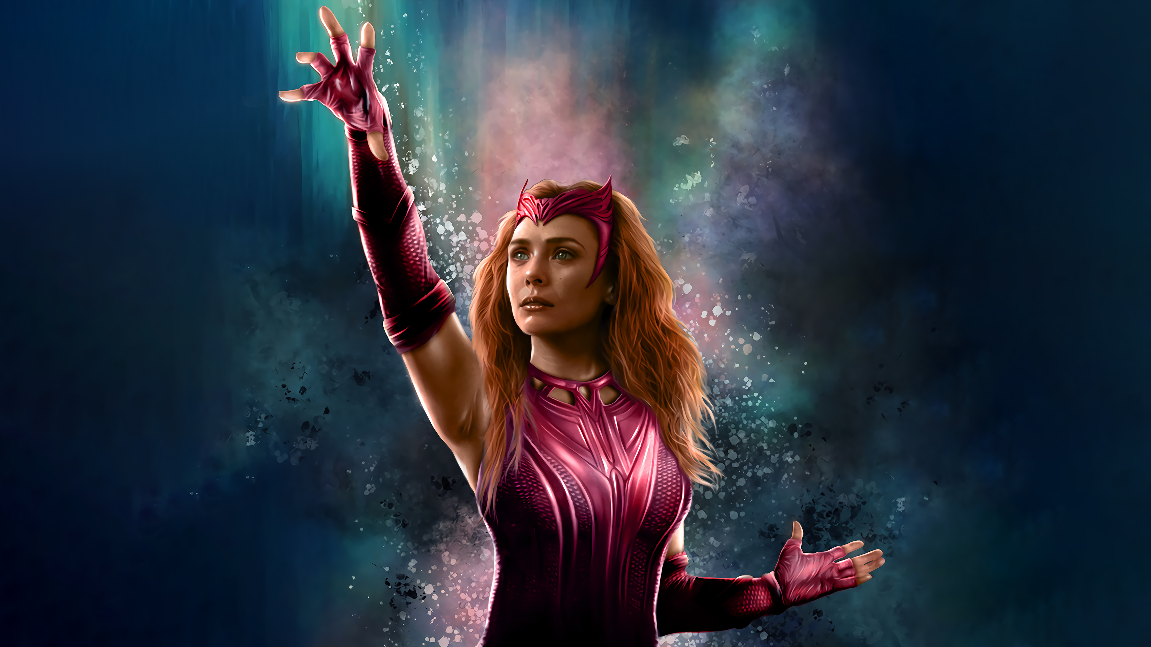 Scarlet Witch 4K Art Wallpapers